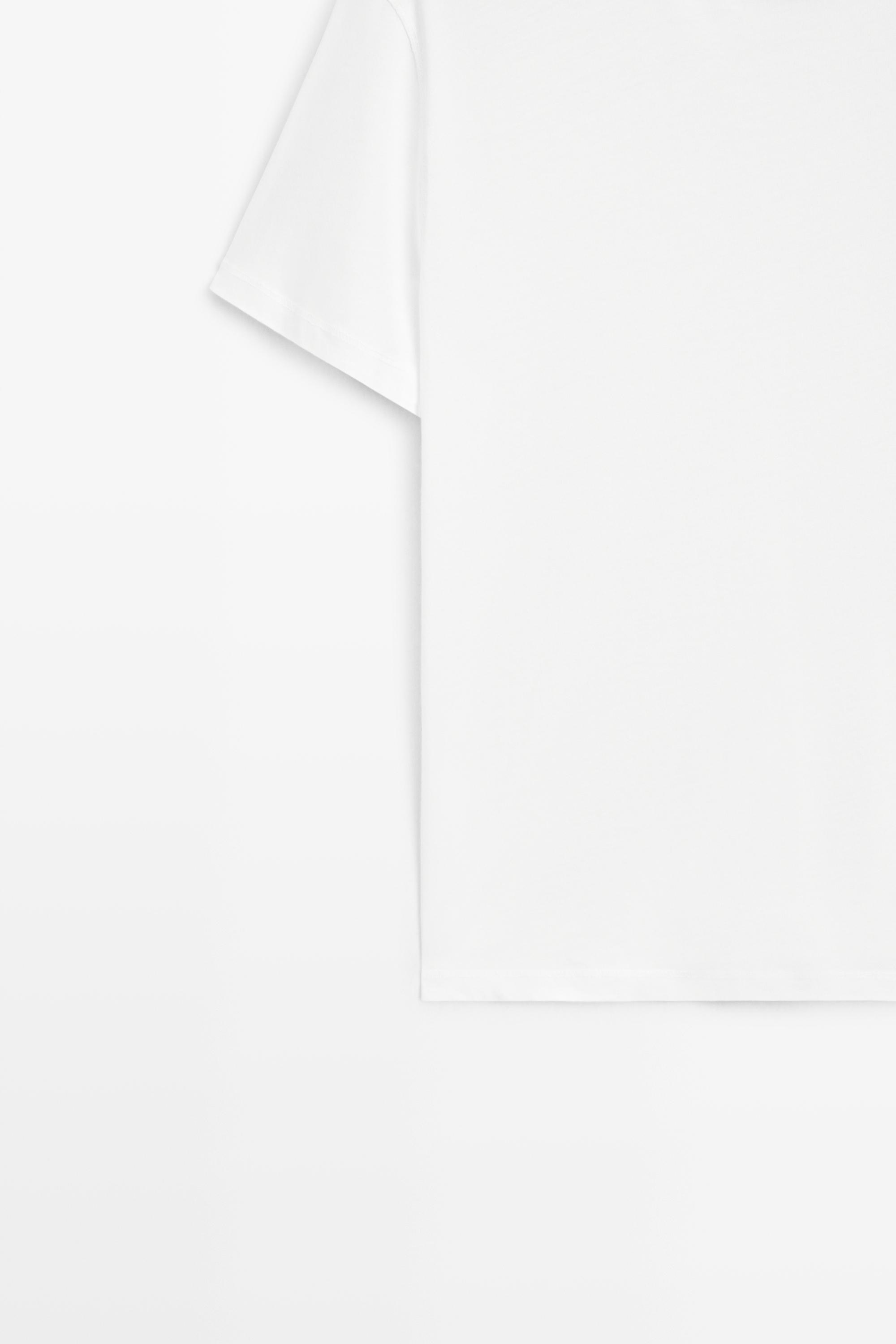 100% cotton short-sleeve T-shirt — Off white