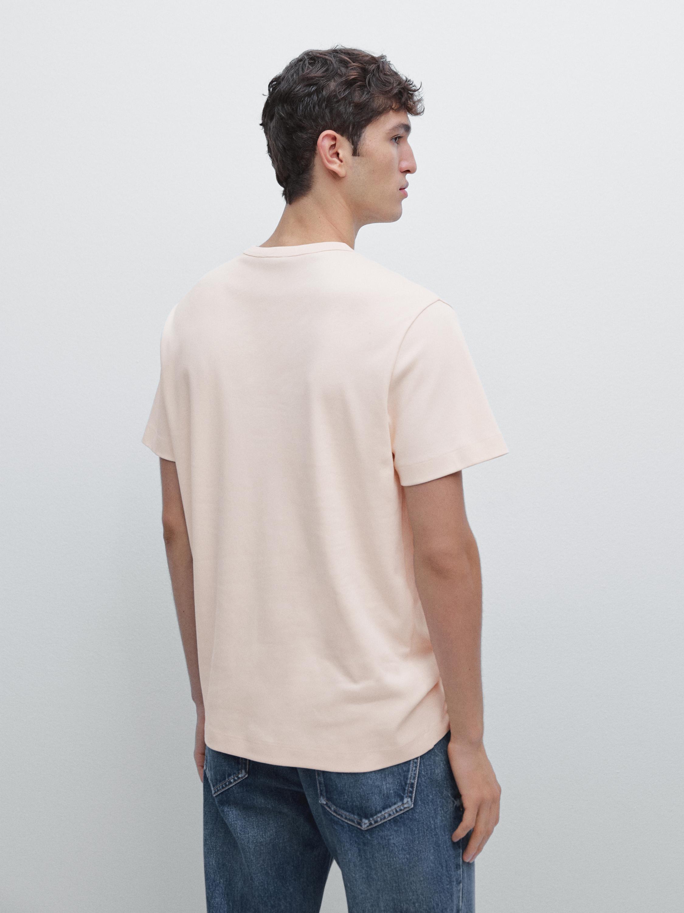 100% cotton short-sleeve T-shirt — 0-980