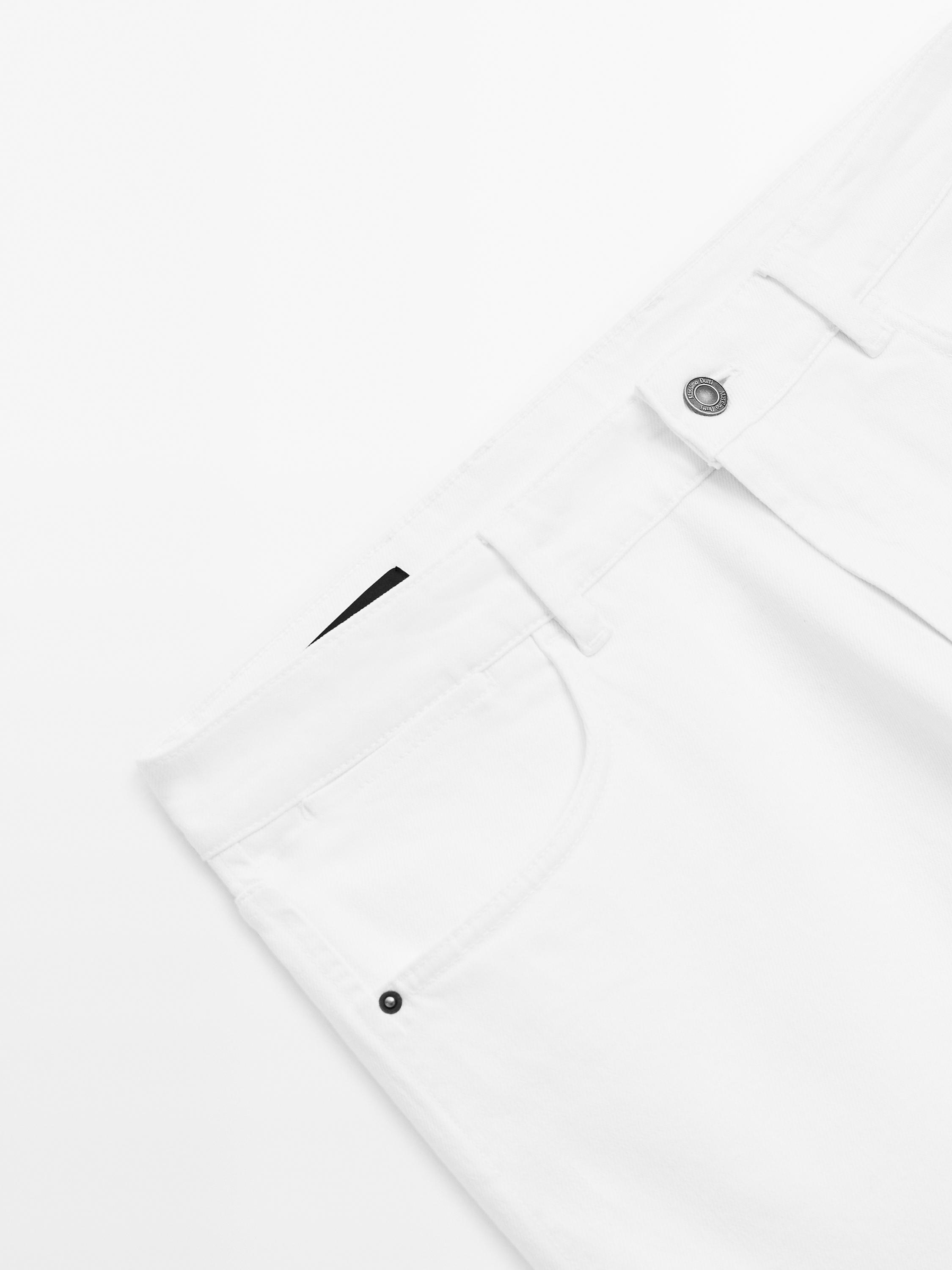 Slim fit jeans · White · Dressy | Massimo Dutti