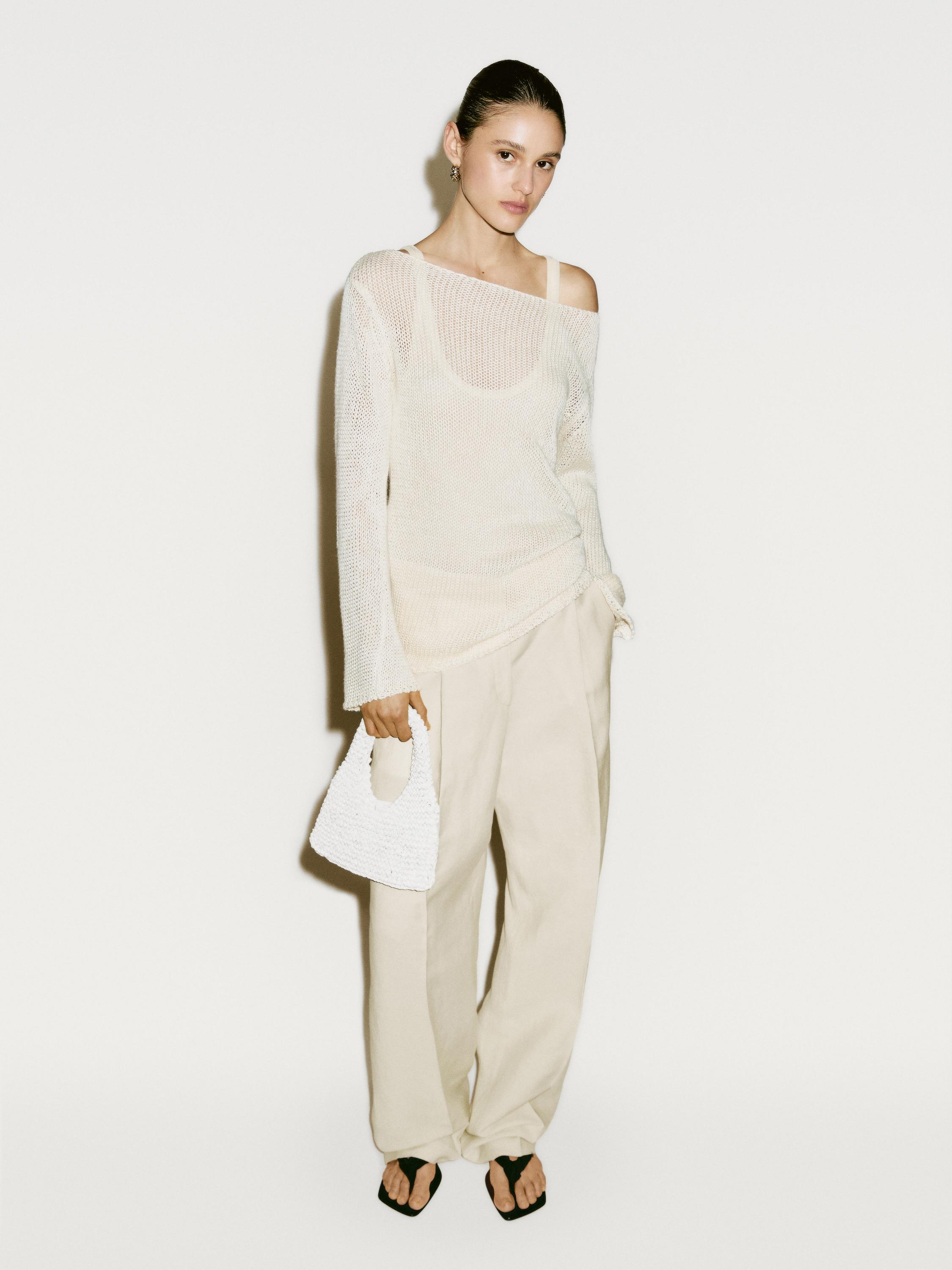 Trousers with dart detail - Limited Edition