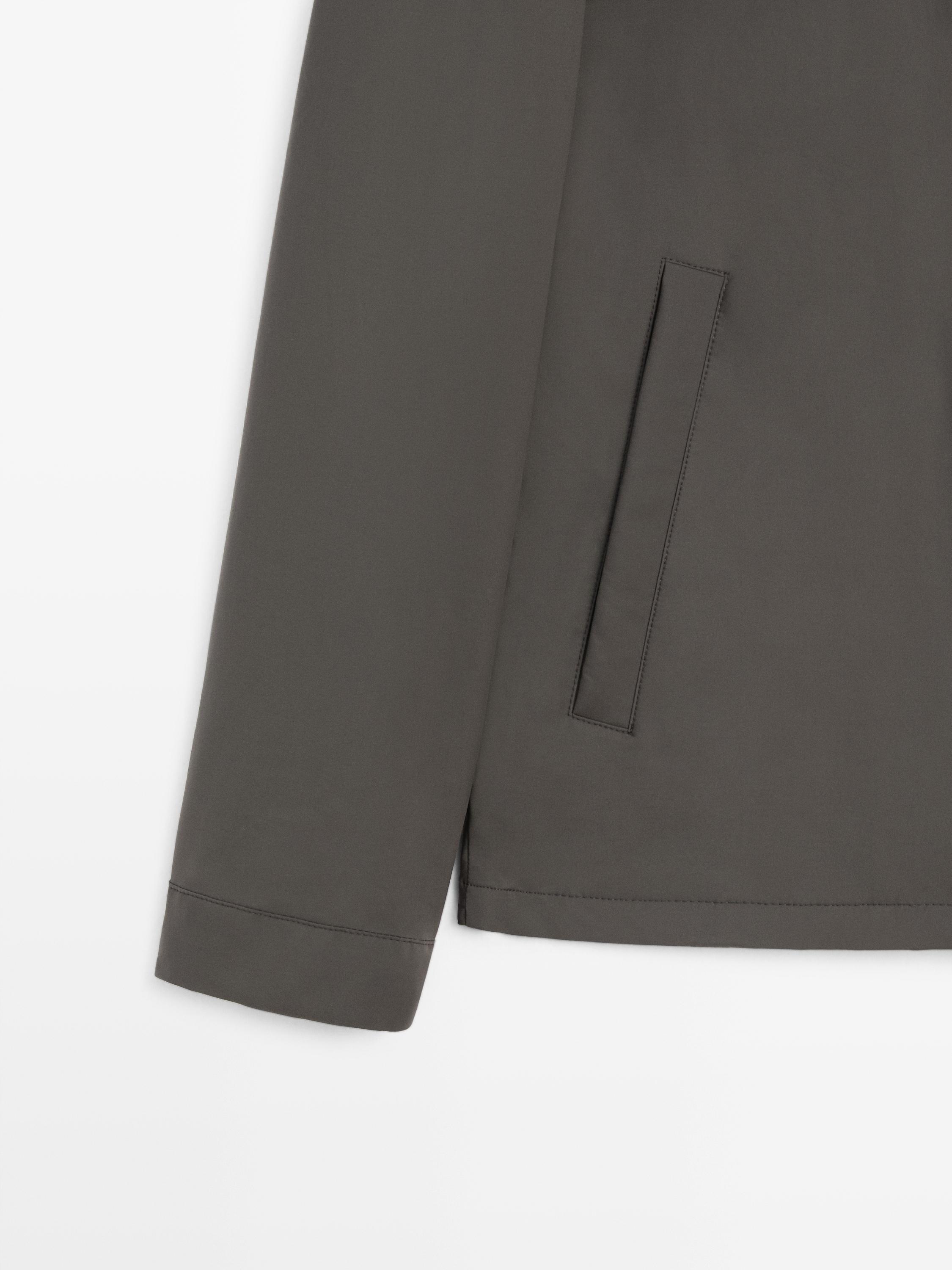 Two-way stretch fabric jacket — GREEN