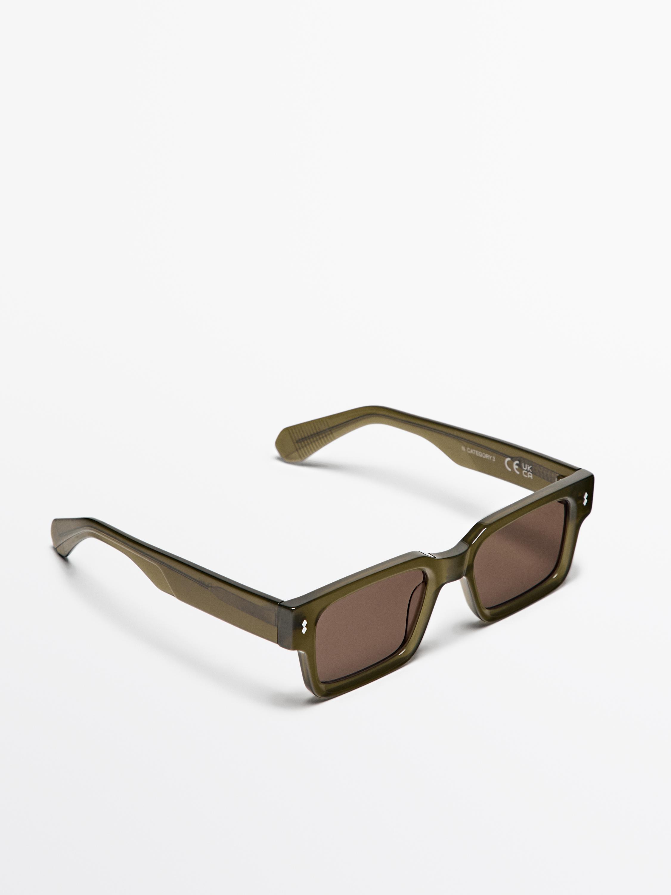 Rectangular sunglasses