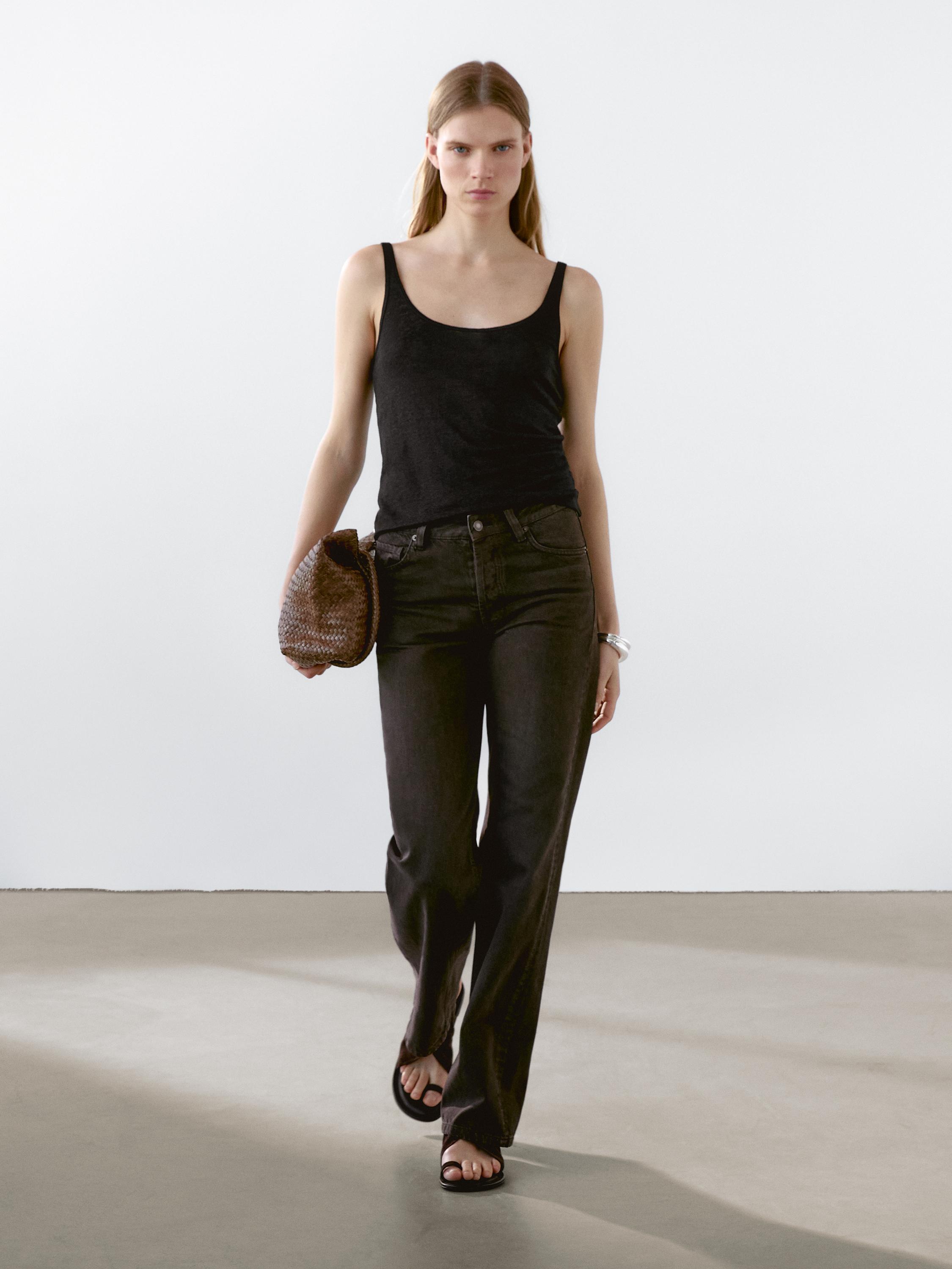 100% linen tank top