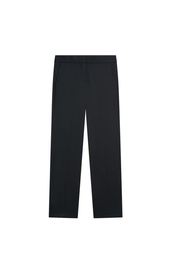 %100 soğuk yünlü straight fit pantolon