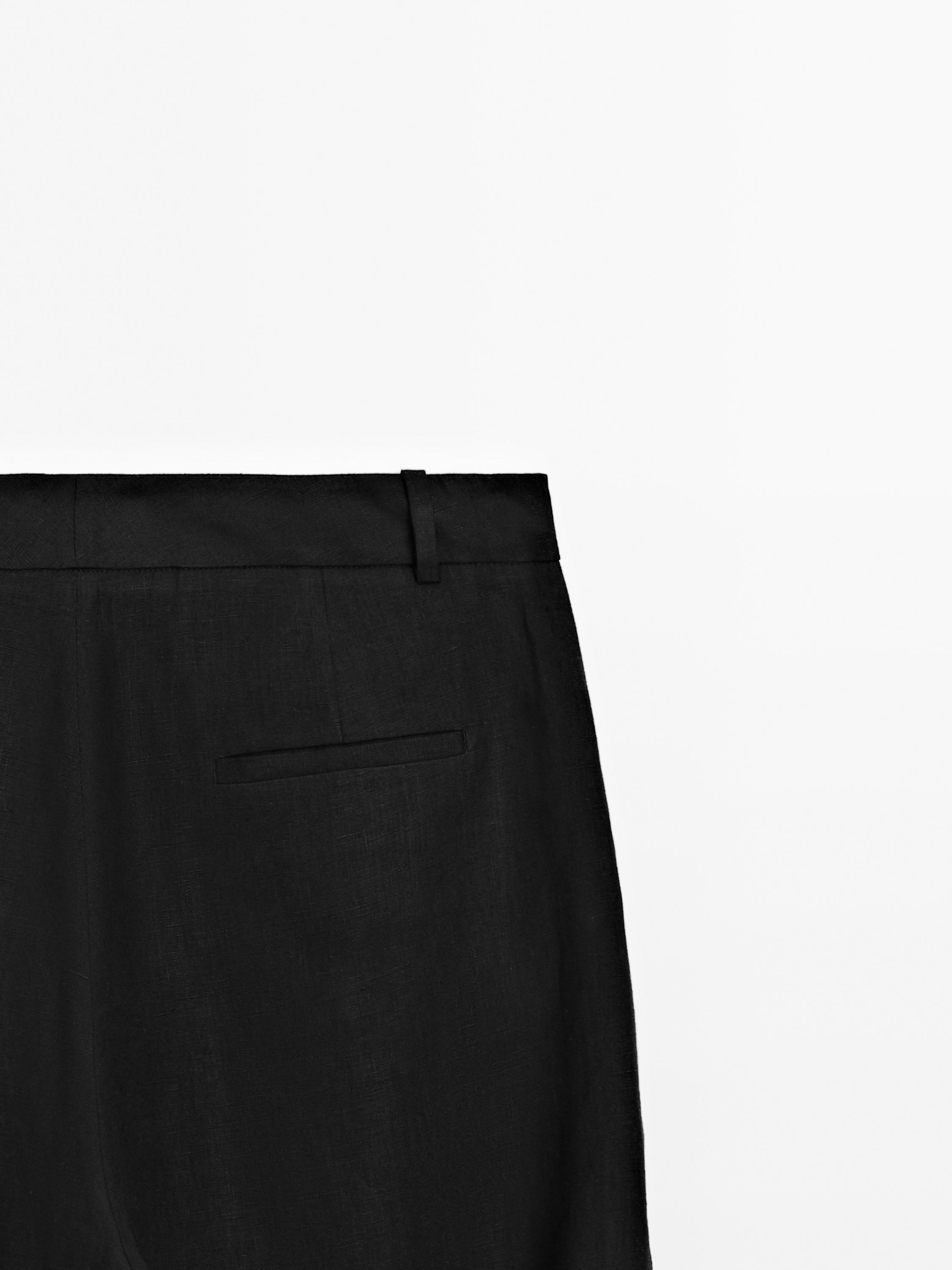 Sarouel trousers with buckled hems