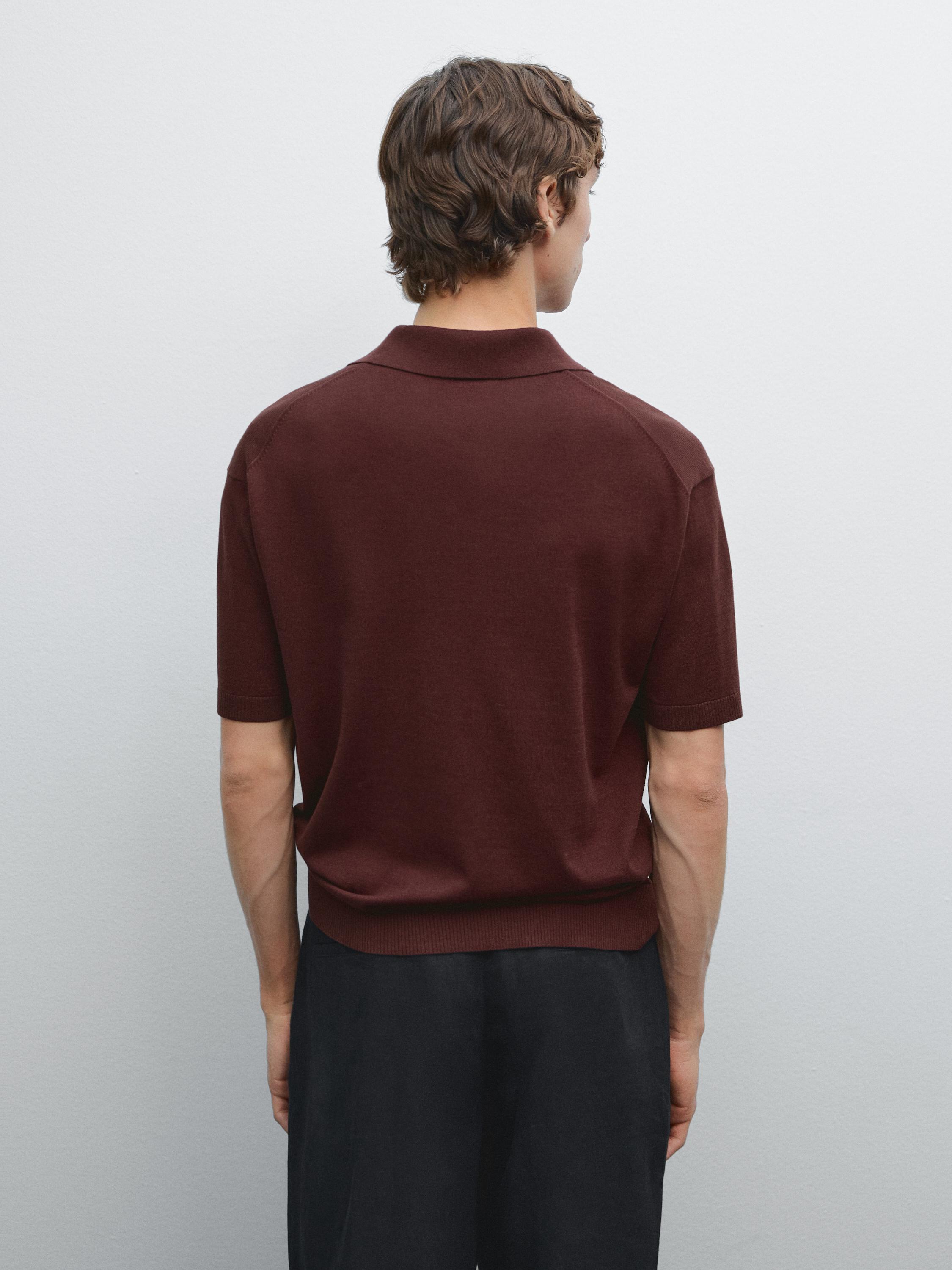 Polo en maille regular fit 100 % coton