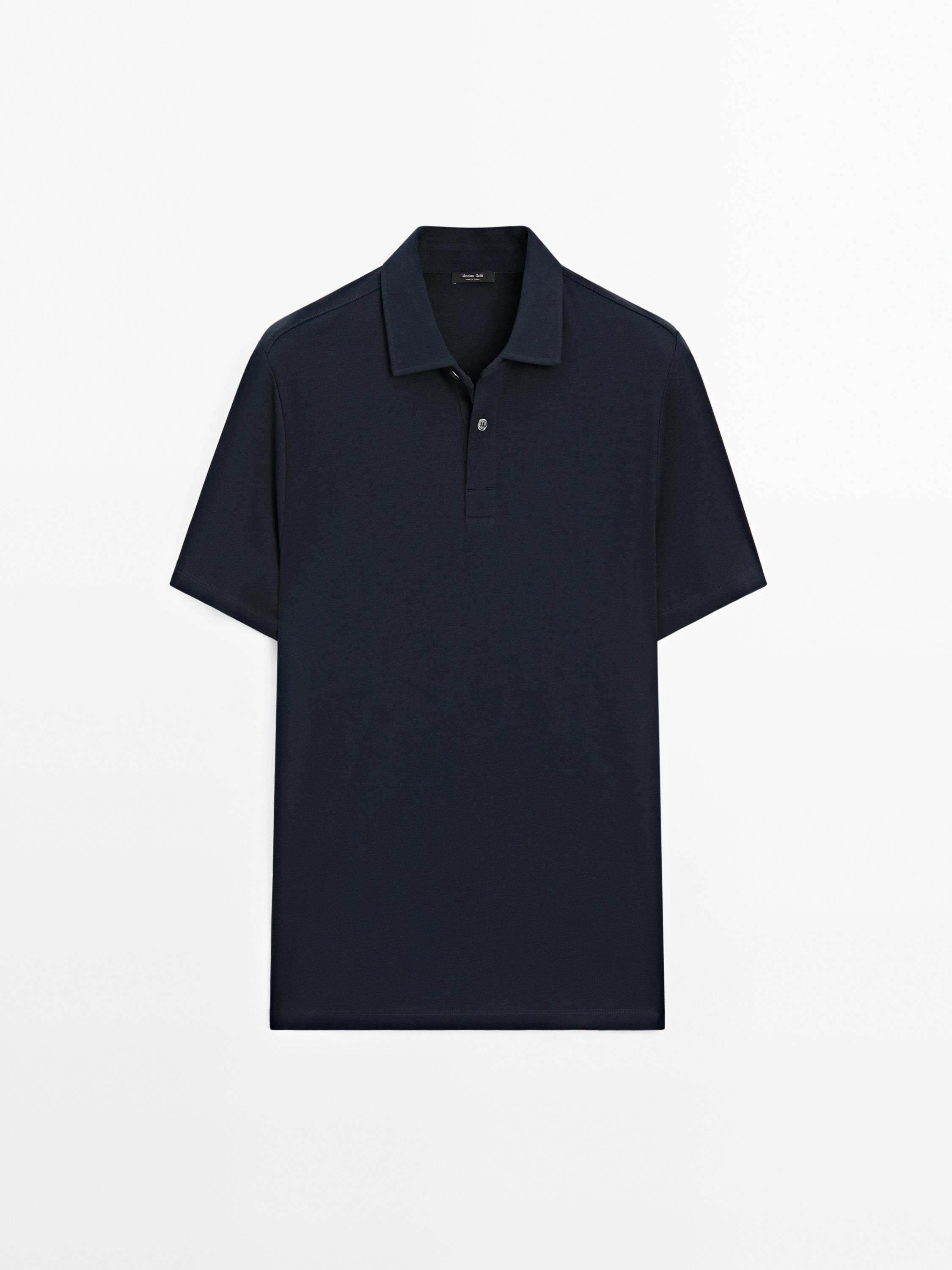 Poloshirt mit kurzen Ärmeln aus Baumwollmischgewebe