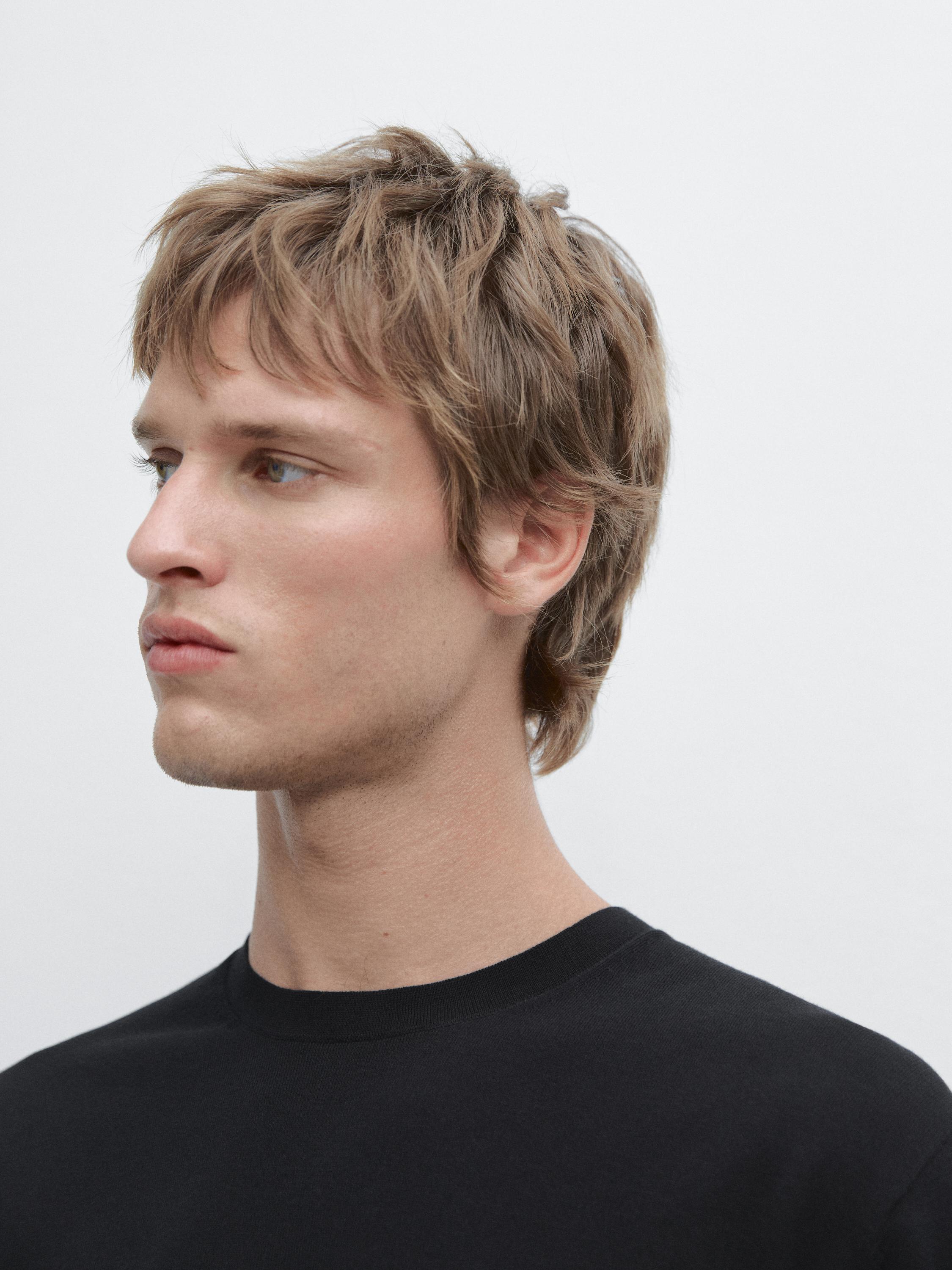 Tricou din tricot de bumbac