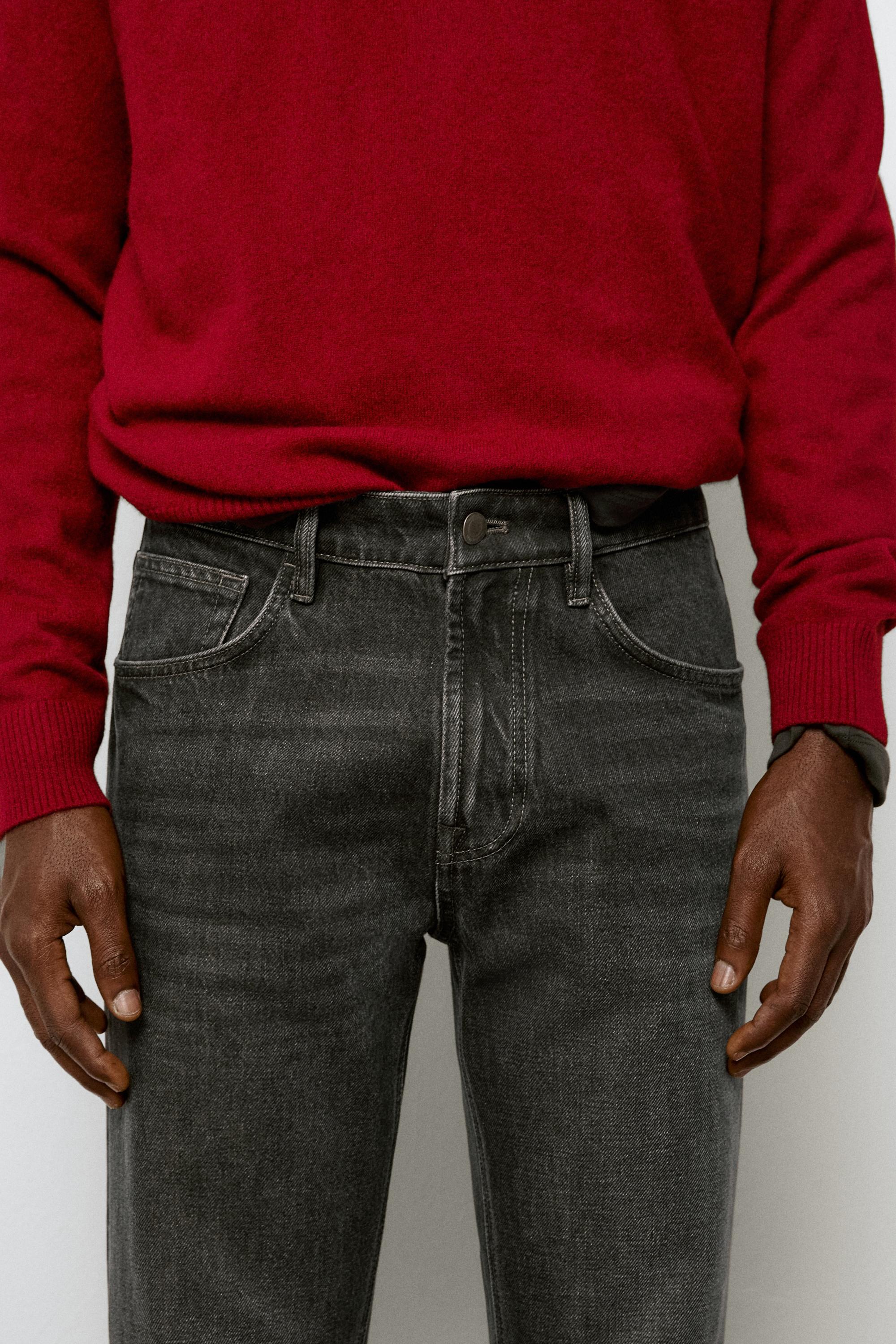 Tapered fit jeans — GREY