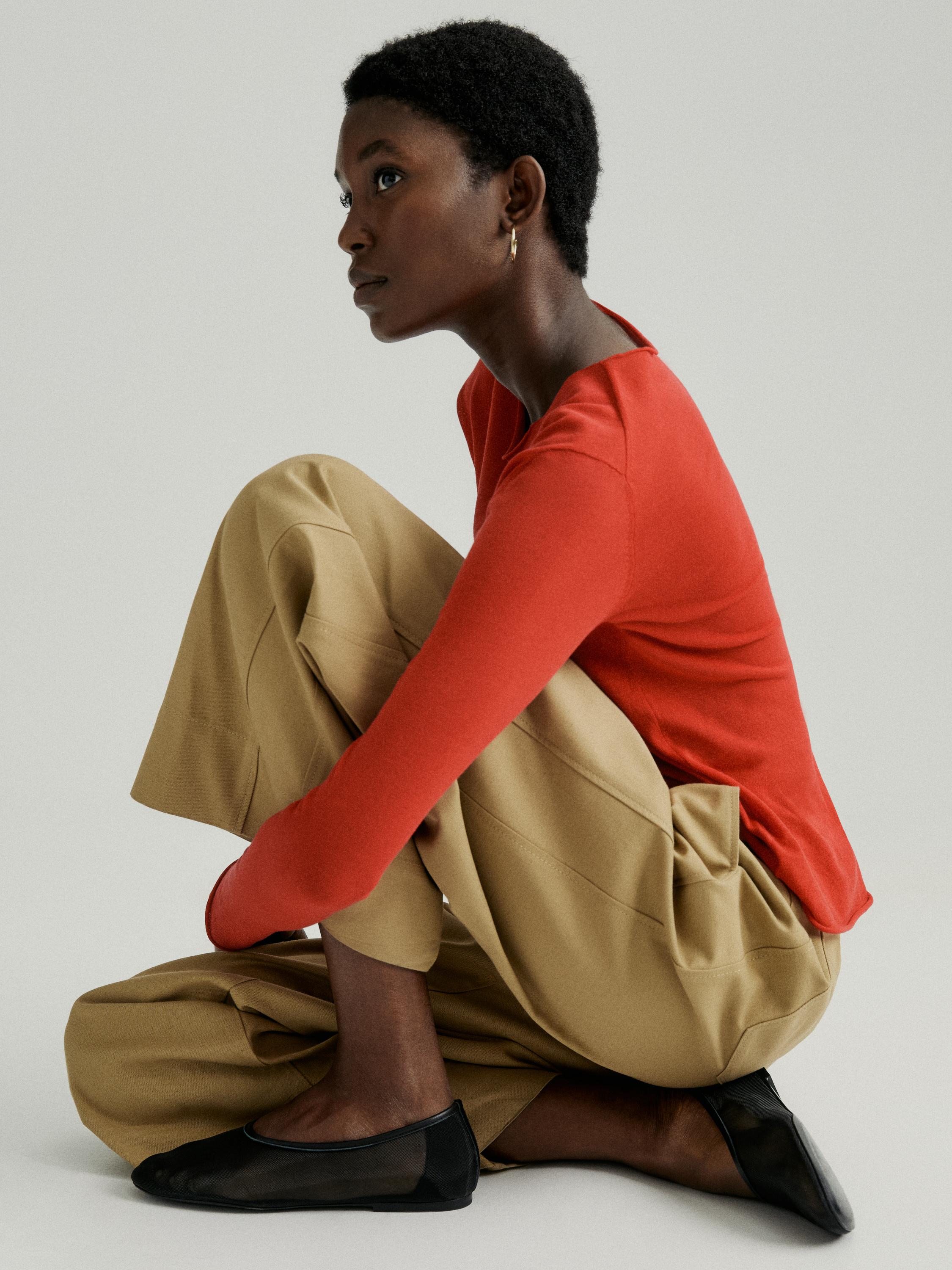 Ballerines avec résille