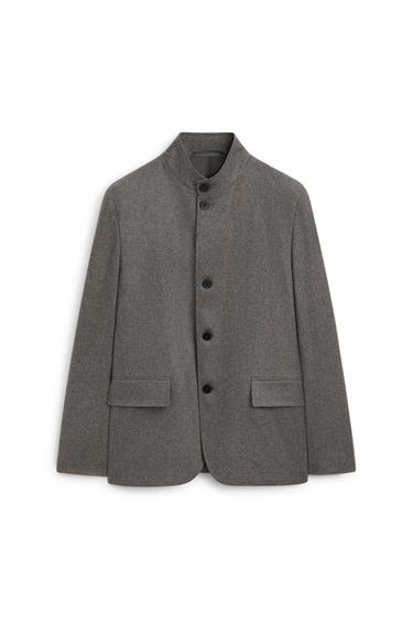 100% wool total look overshirt - LIMITED EDITION — MEDIUM ECRU 5