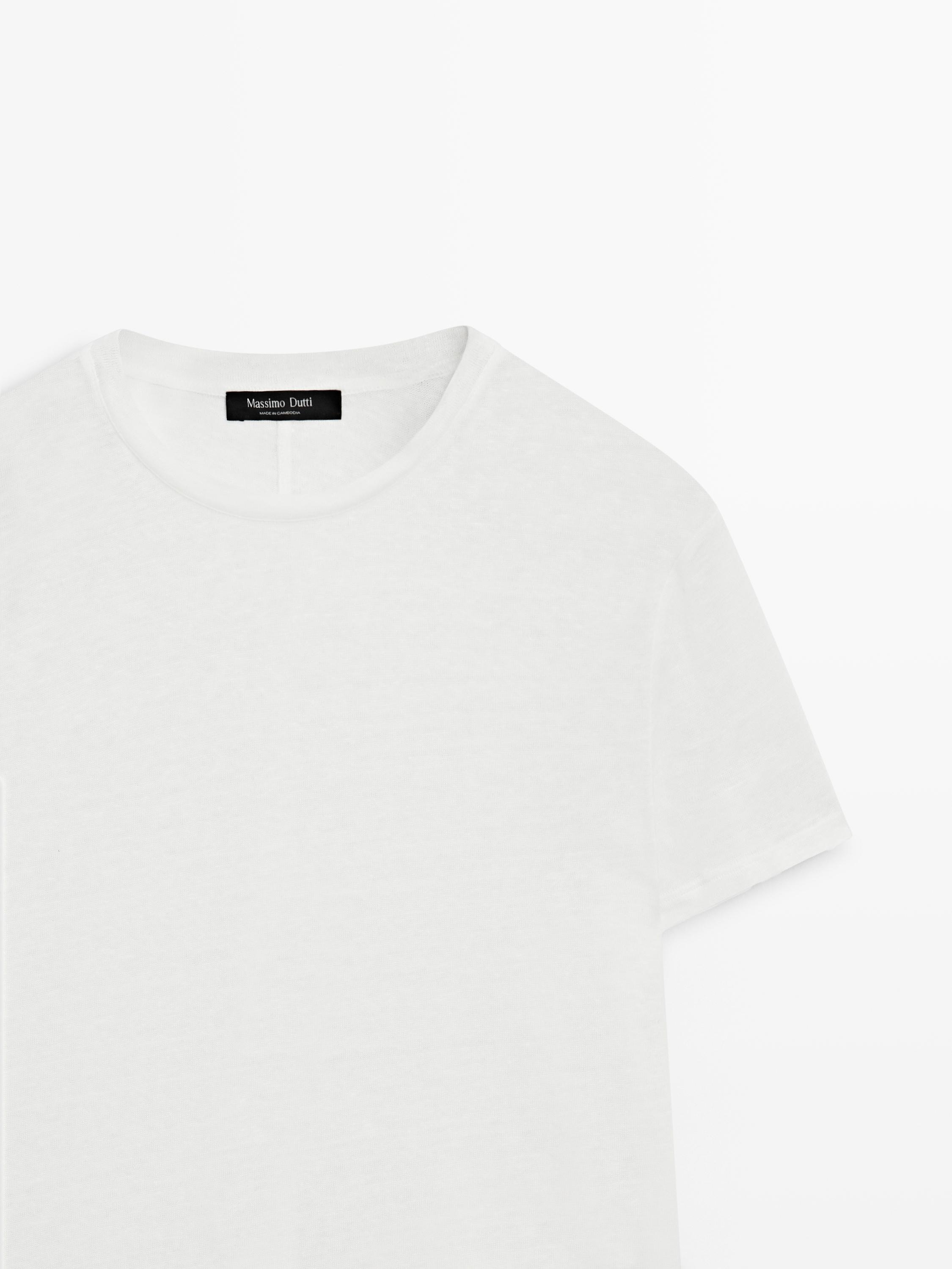 Linen short sleeve T-shirt