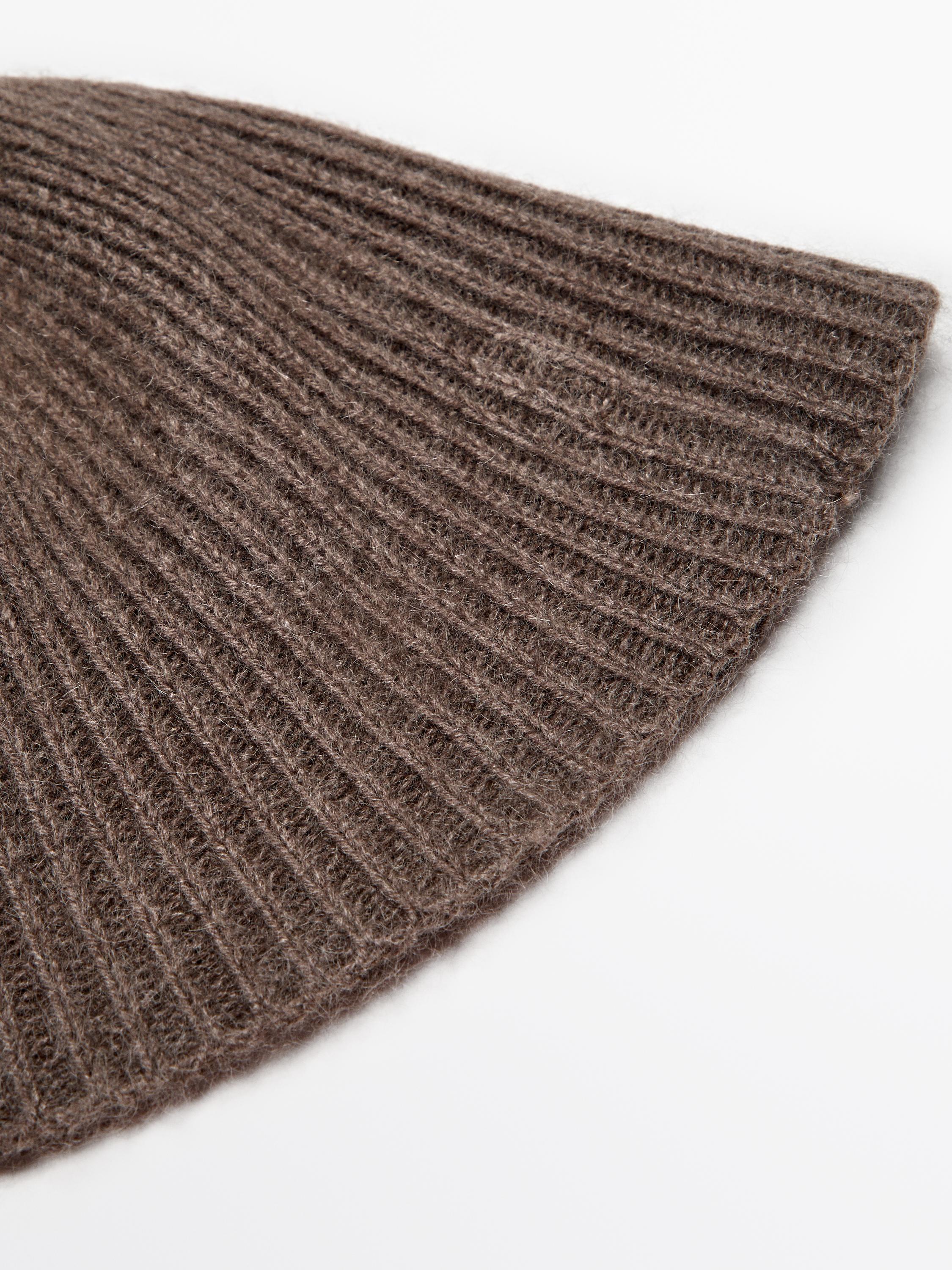 Cashmere blend bucket hat