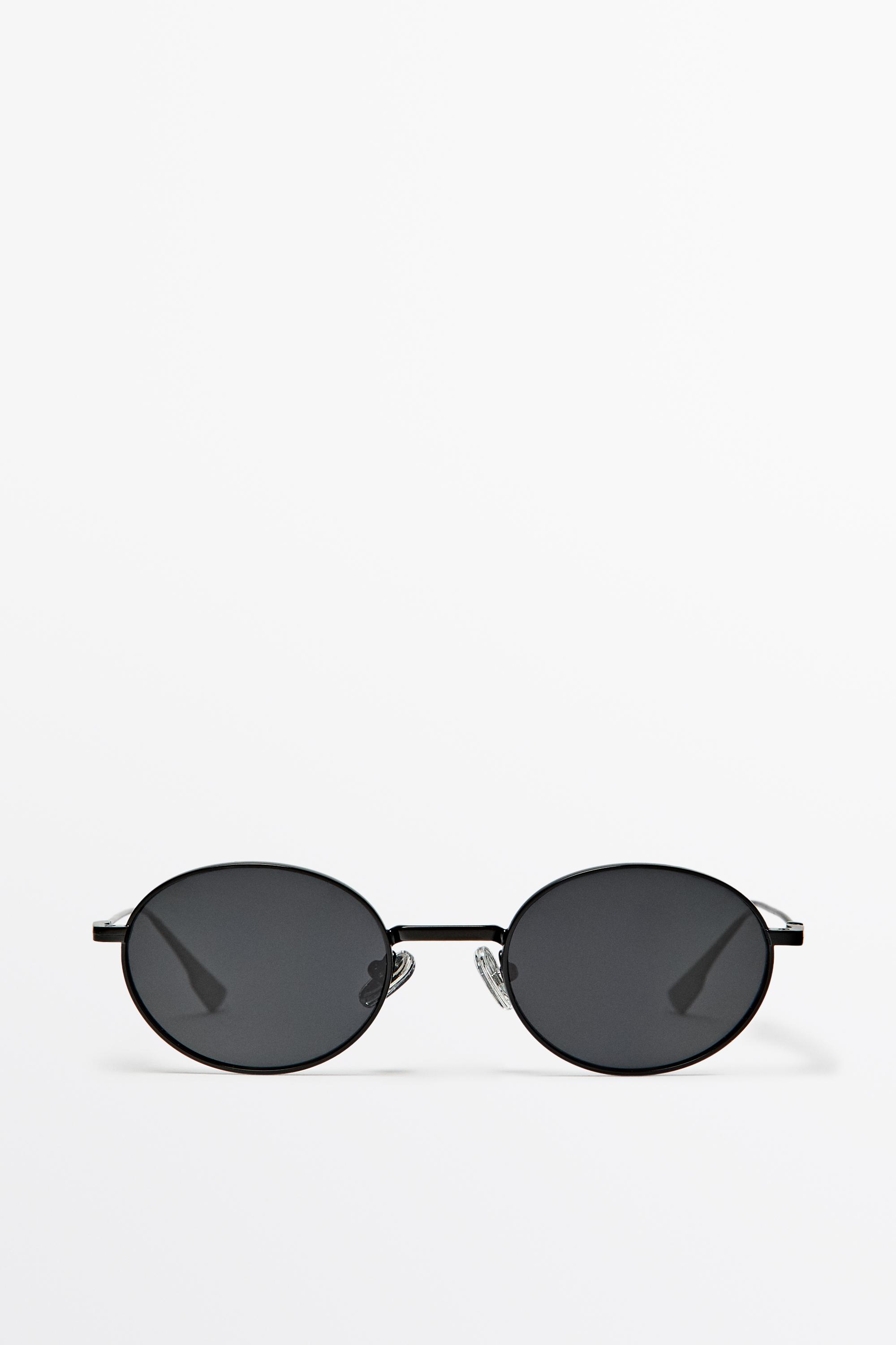 Metal sunglasses — BLACK