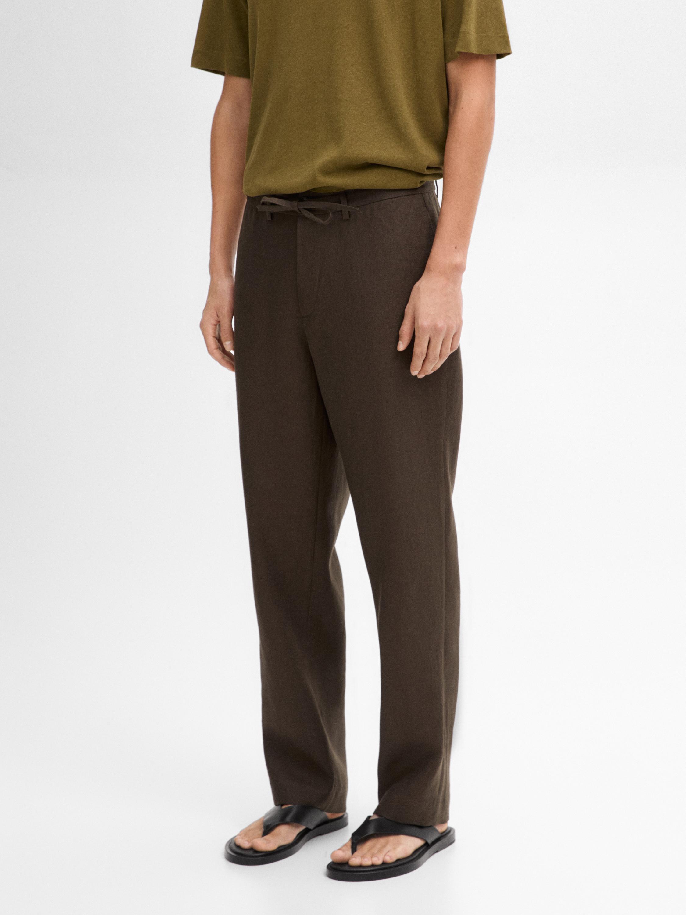 Pantalón conjunto 100% lino