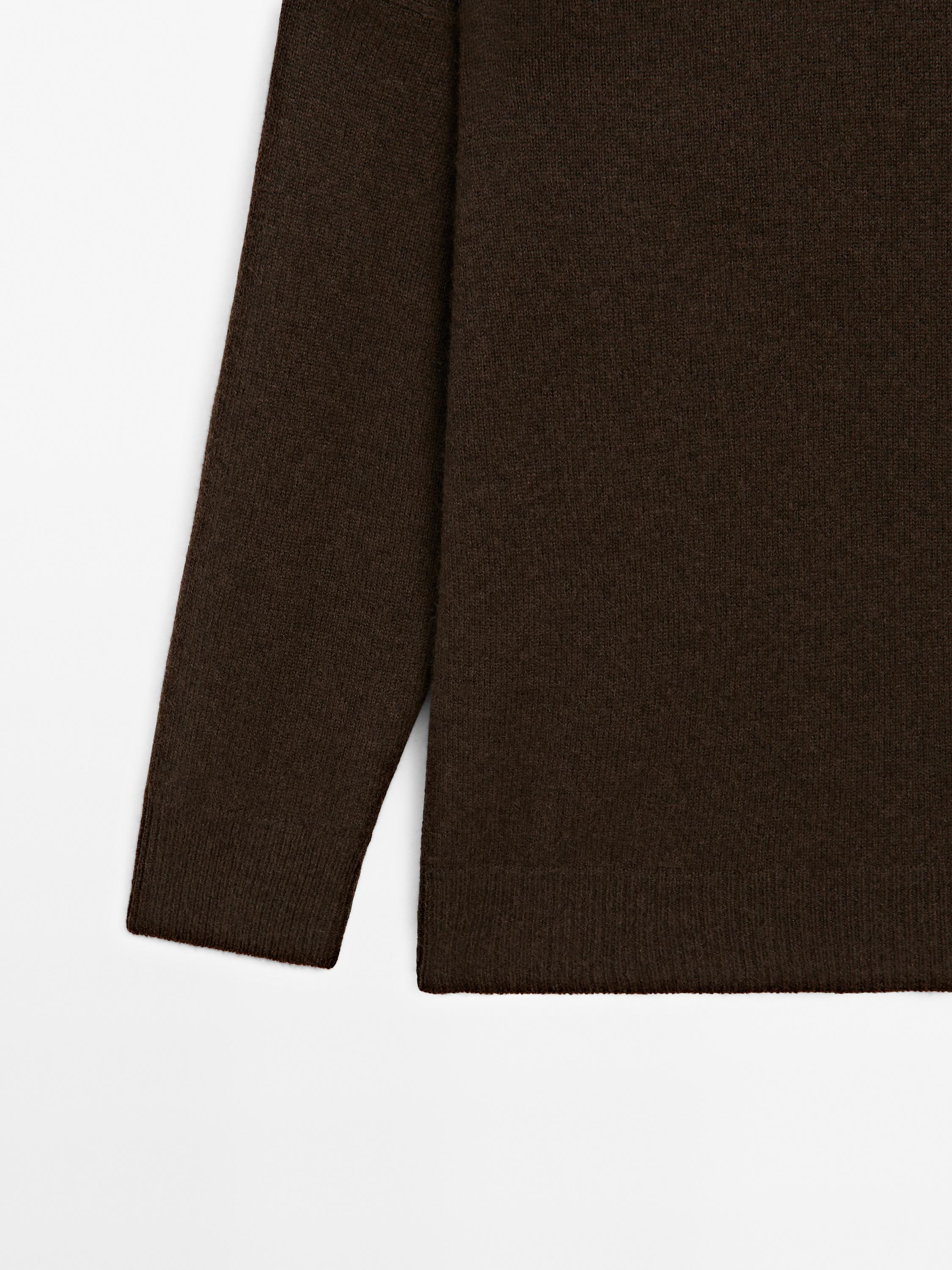 Jersey oversized coderas 100% cashmere