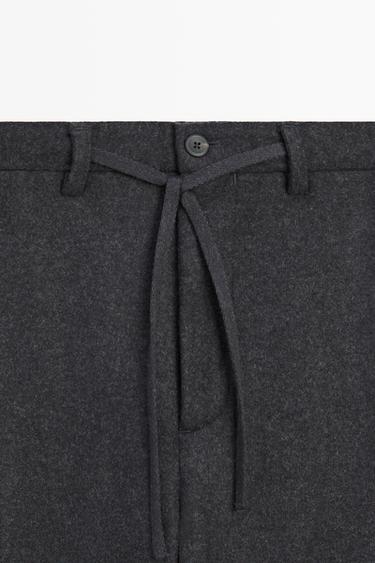 100% wool suit pants — GREY 4