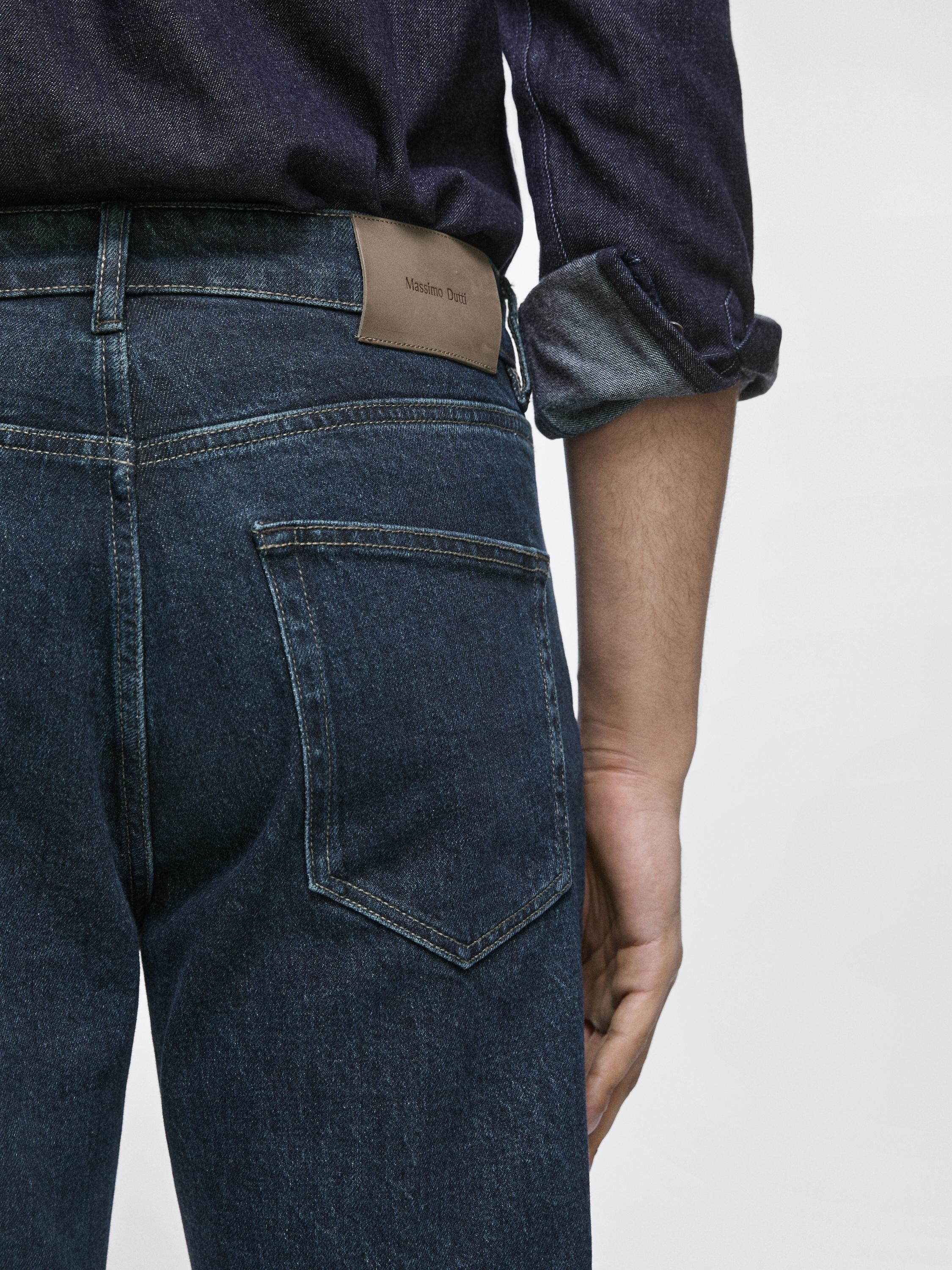 Tapered fit jeans — BLUE