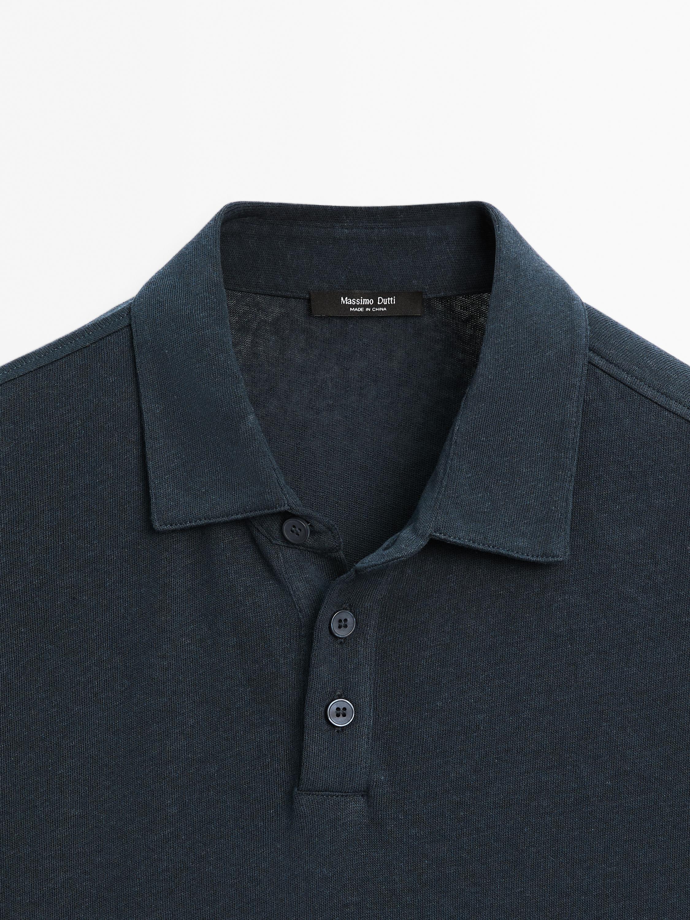 ★Massimo Dutti★ Linen blend short sleeve polo shirt 0729244717_1_1_14.jpg?t=