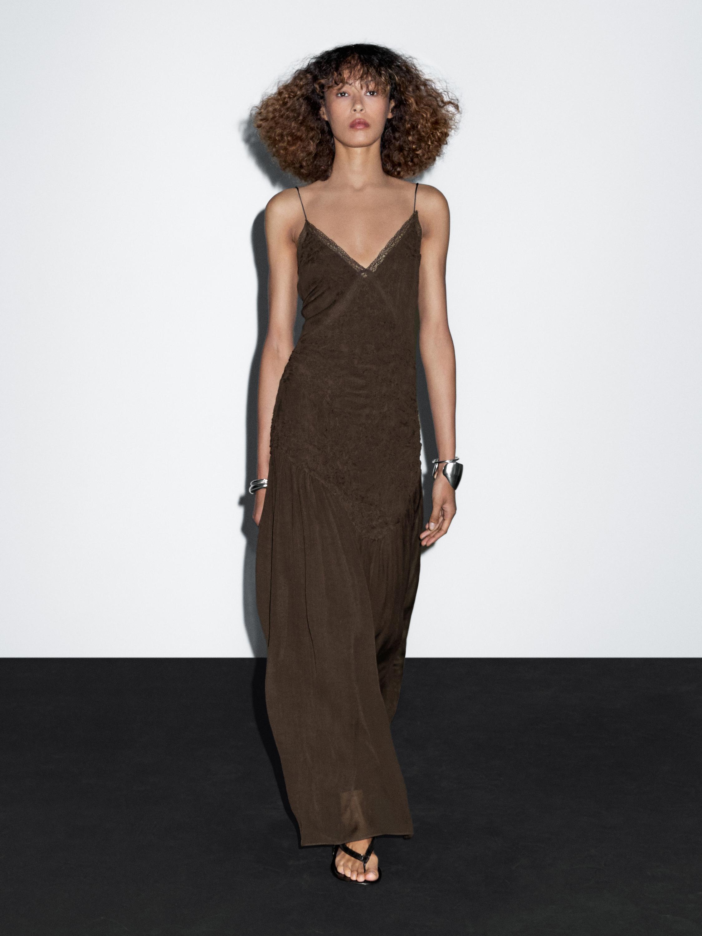 Vestidos Massimo Lo último De Massimo Dutti Mujer Vestido Largo