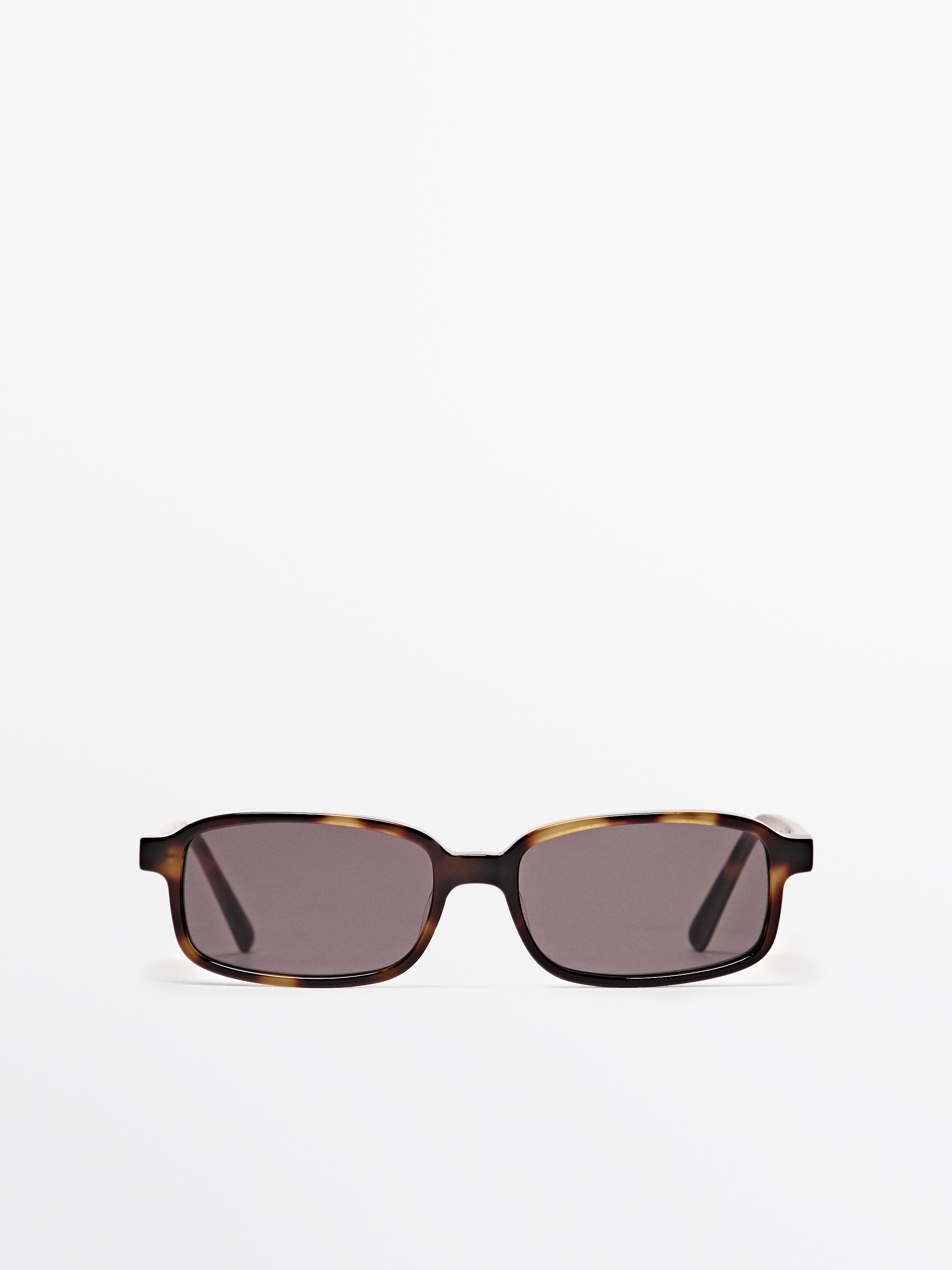 Small rectangular sunglasses