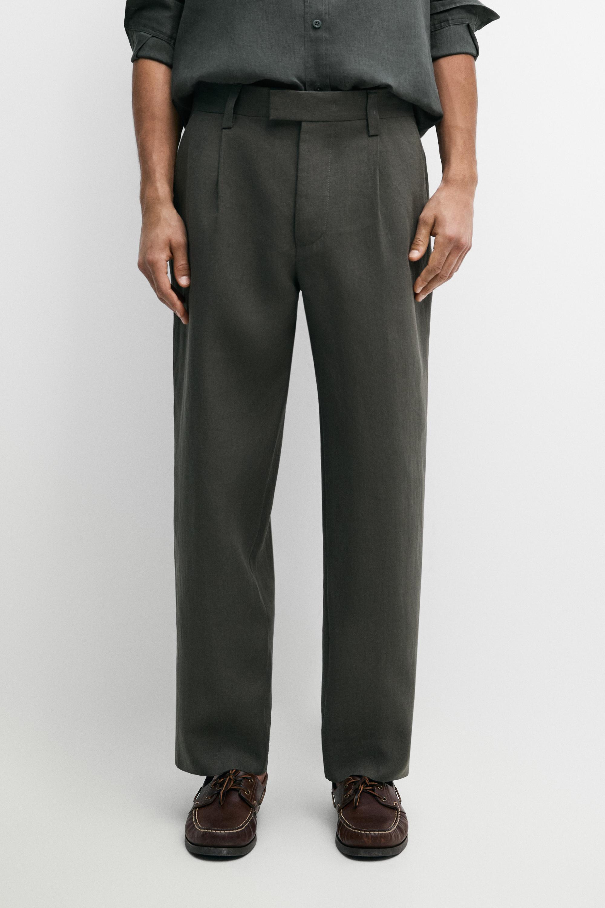 Anzughose aus Leinen