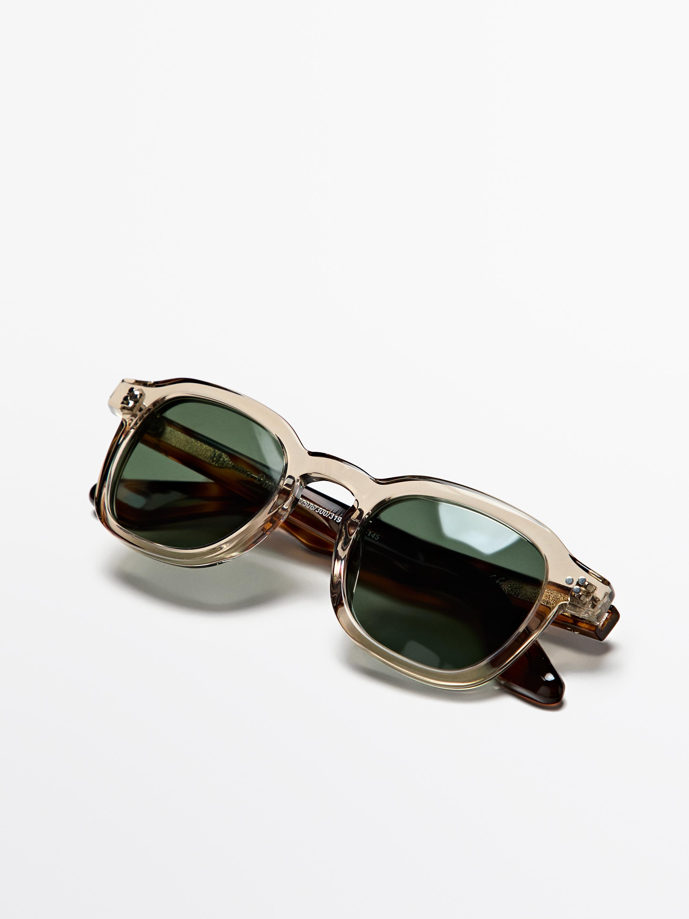 Round sunglasses — Yellow