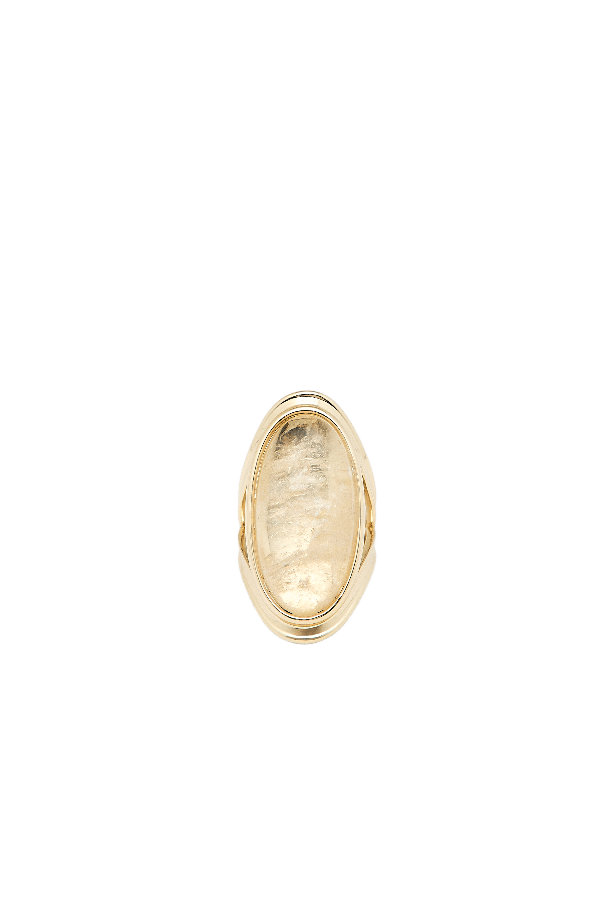 Massimo Dutti Oval Kuvars Taşlı Yüzük görsel 3