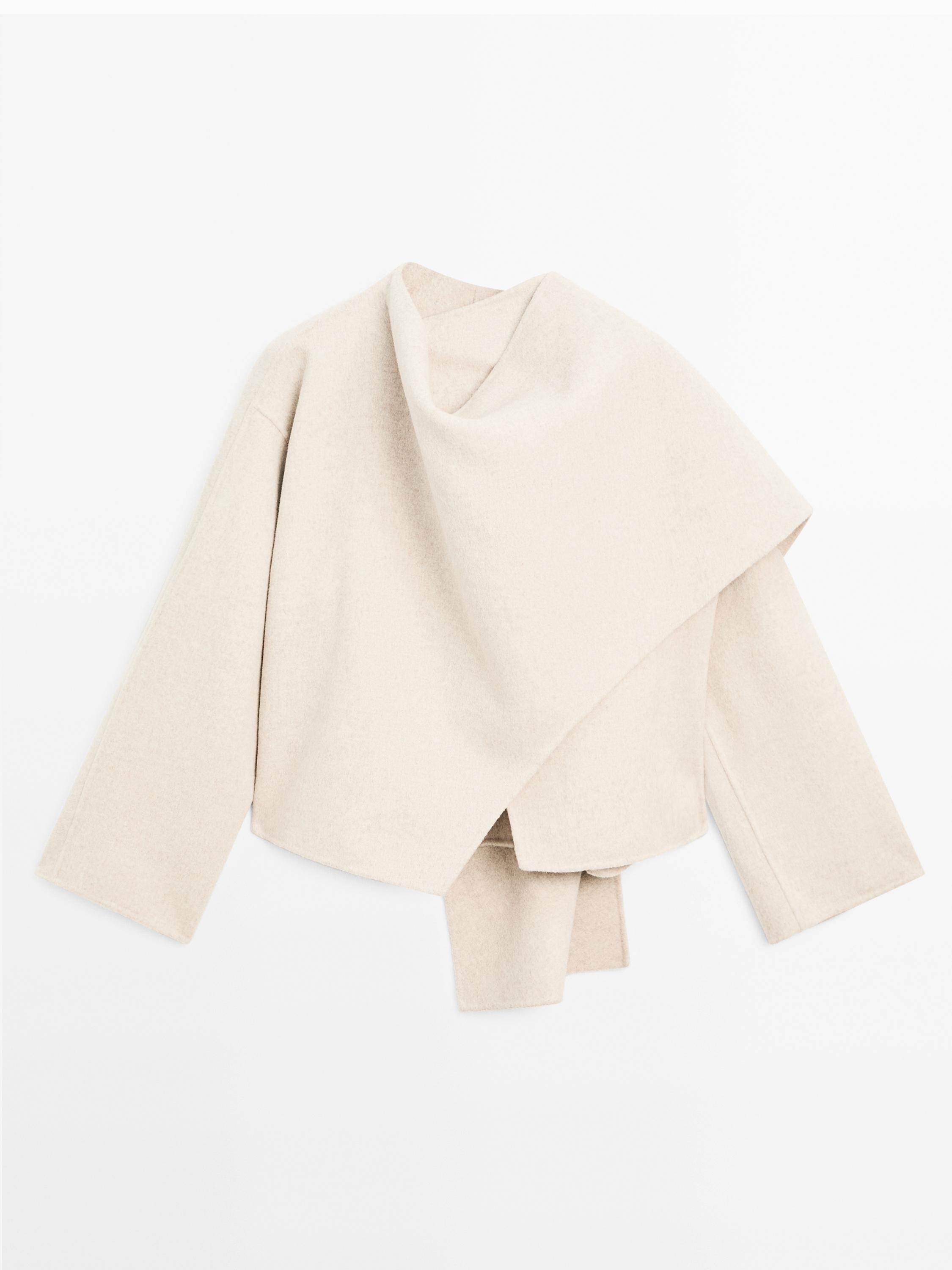 Manteljacke mit Schal