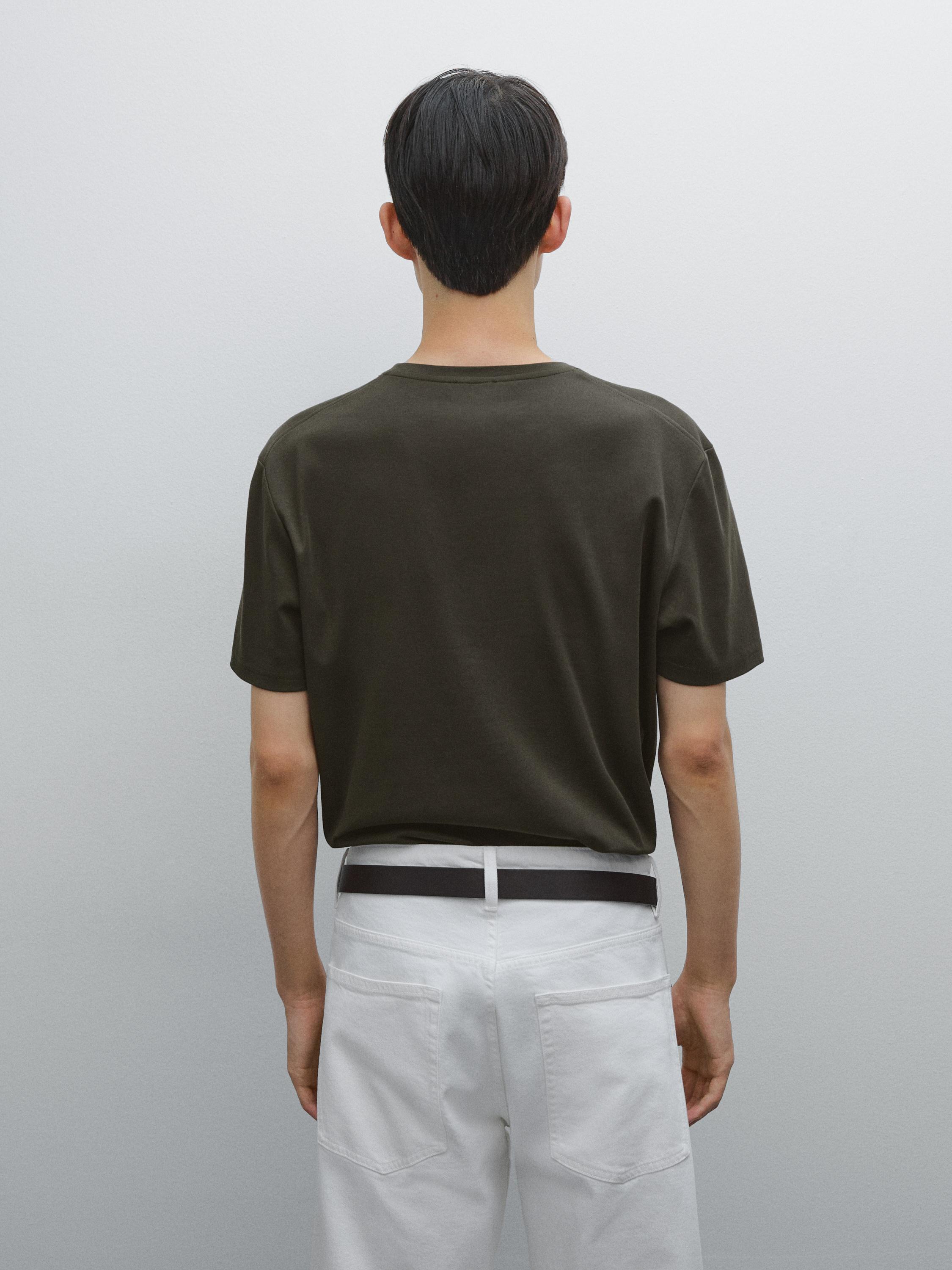 100% mercerised cotton T-shirt