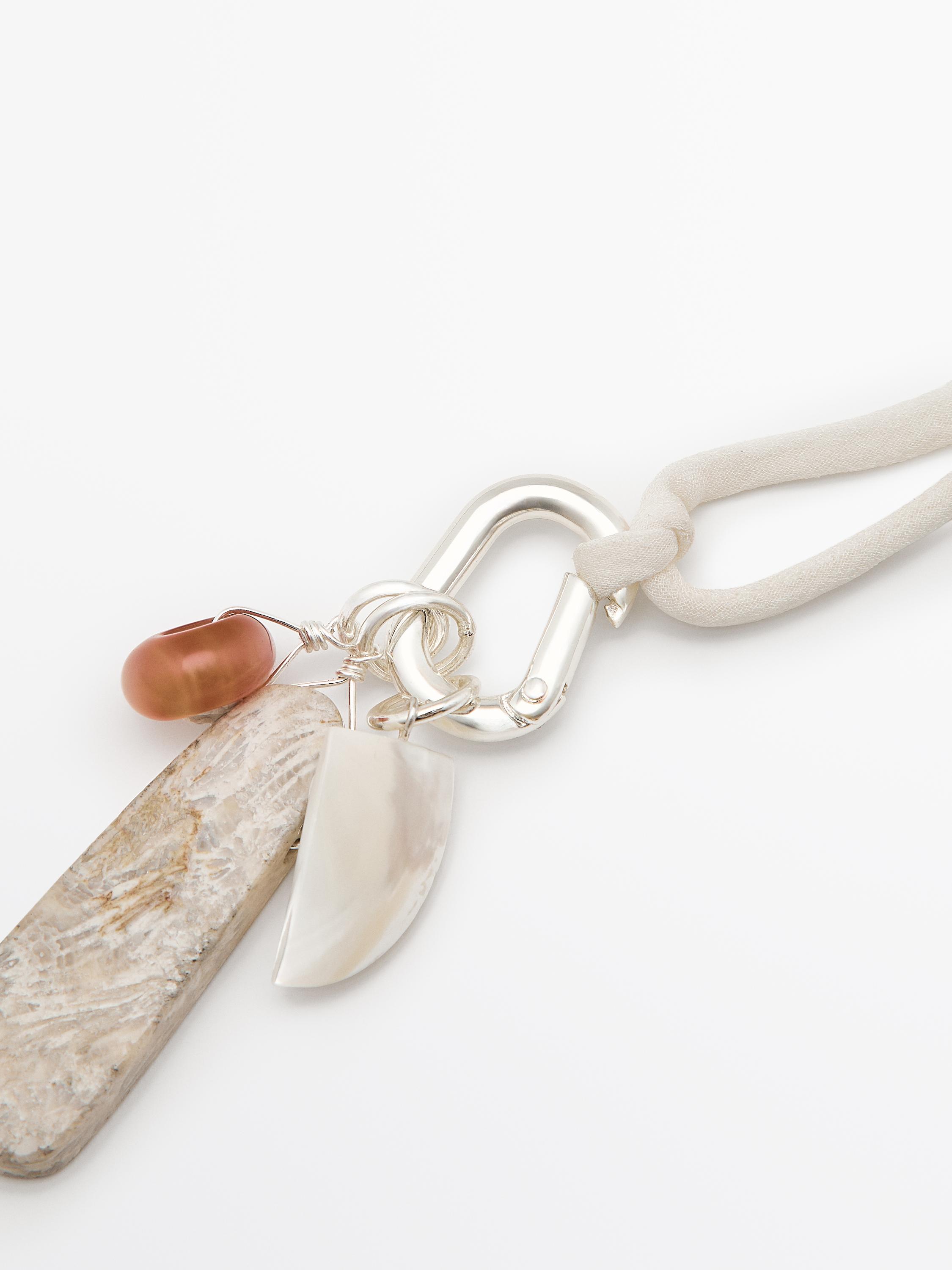 ★ Massimo Dutti★ Natural Stone Chain Necklace 04602526700 04602526700-o1.jpg?ts=