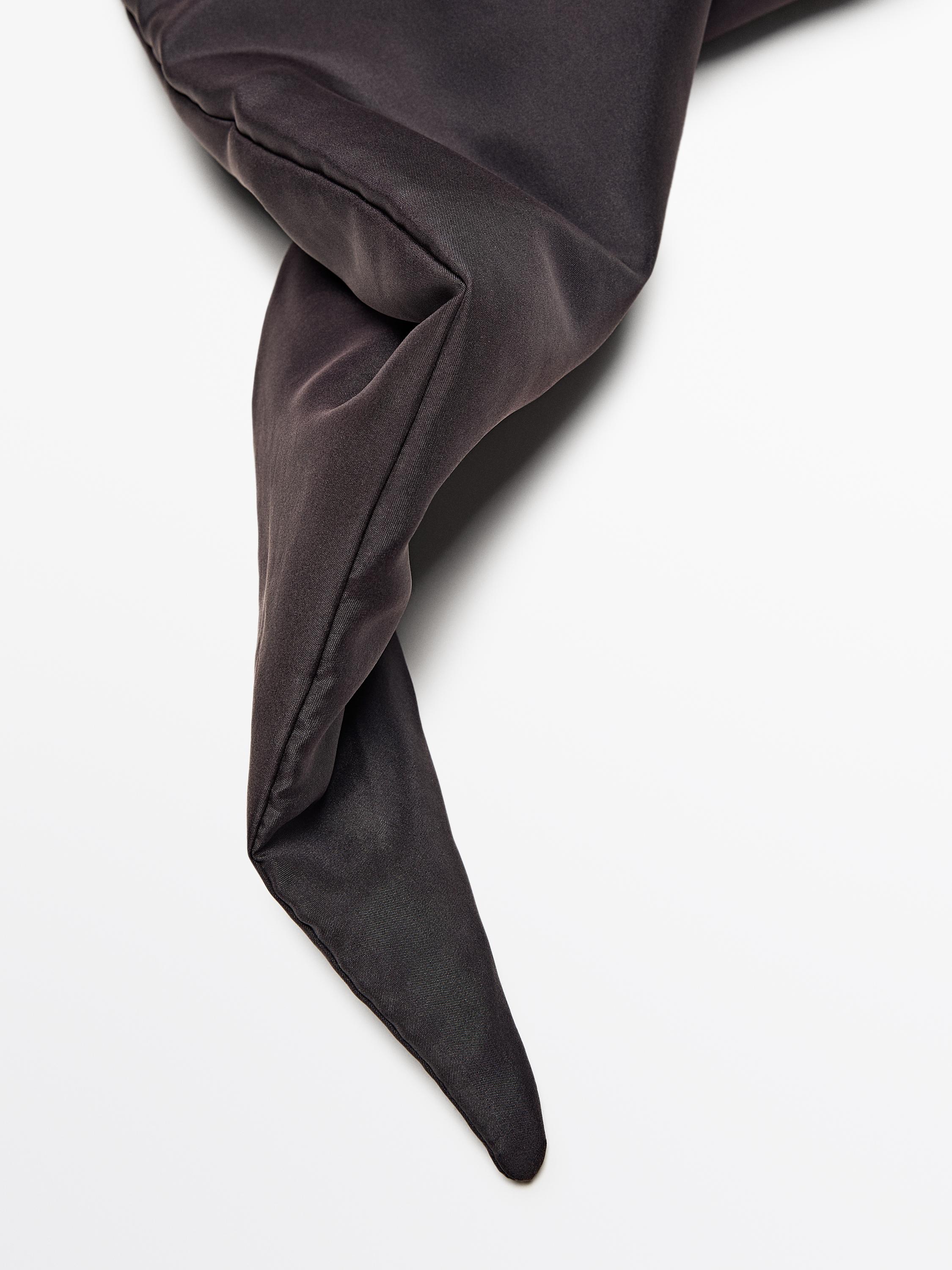 Quilted 100% silk bandana