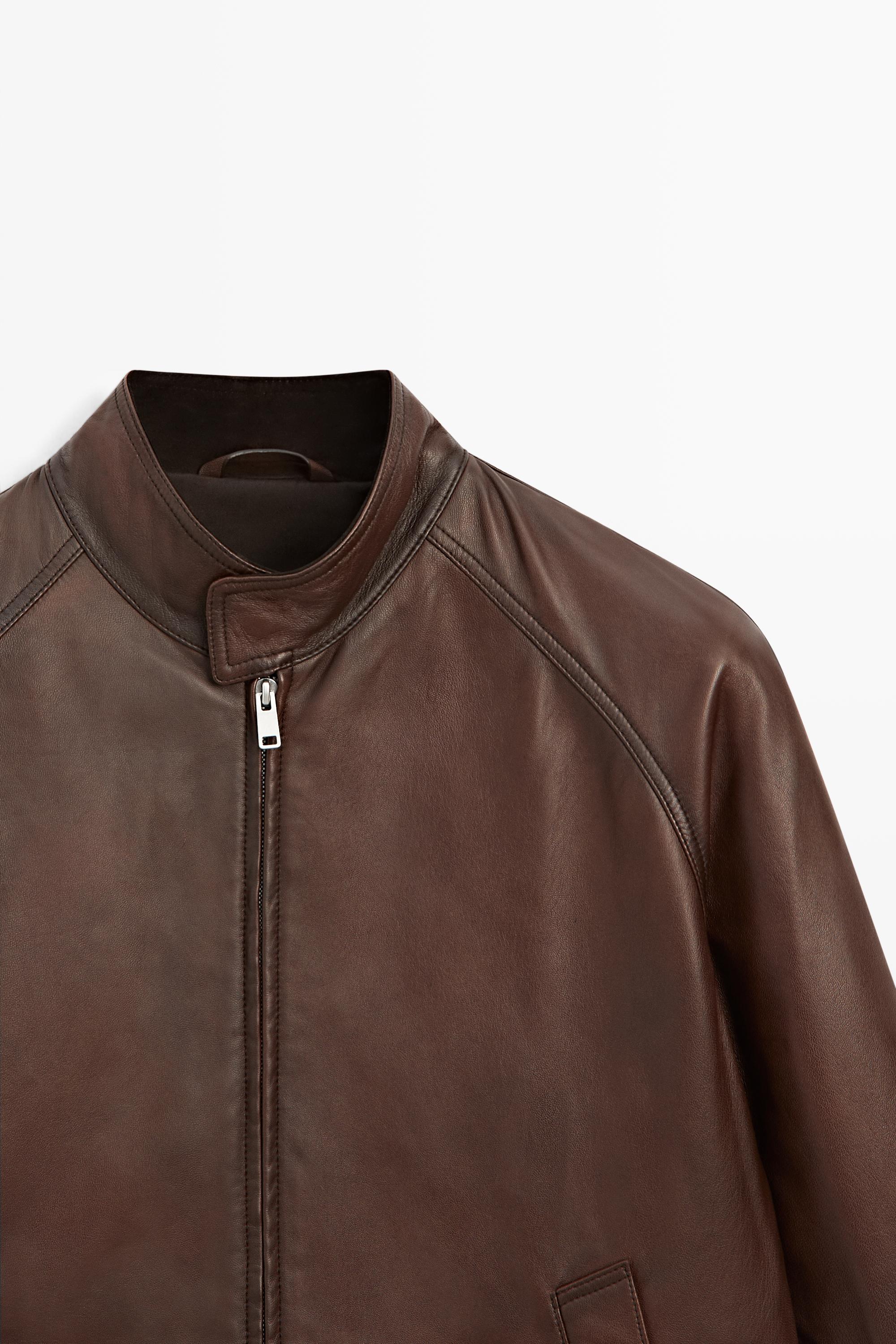 Men's Leather Jackets - Massimo Dutti - US