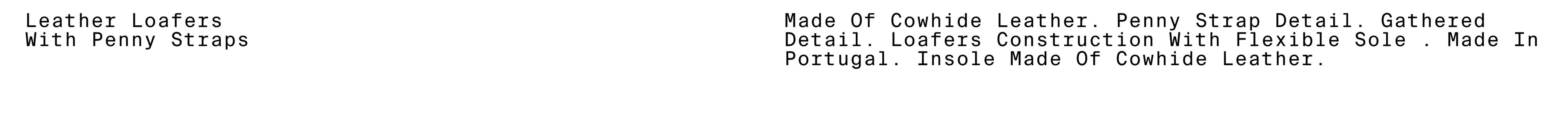 Mokasinen aurreko ikuspegia, kopetan uhal-xehetasunarekin eta zola malguarekin.