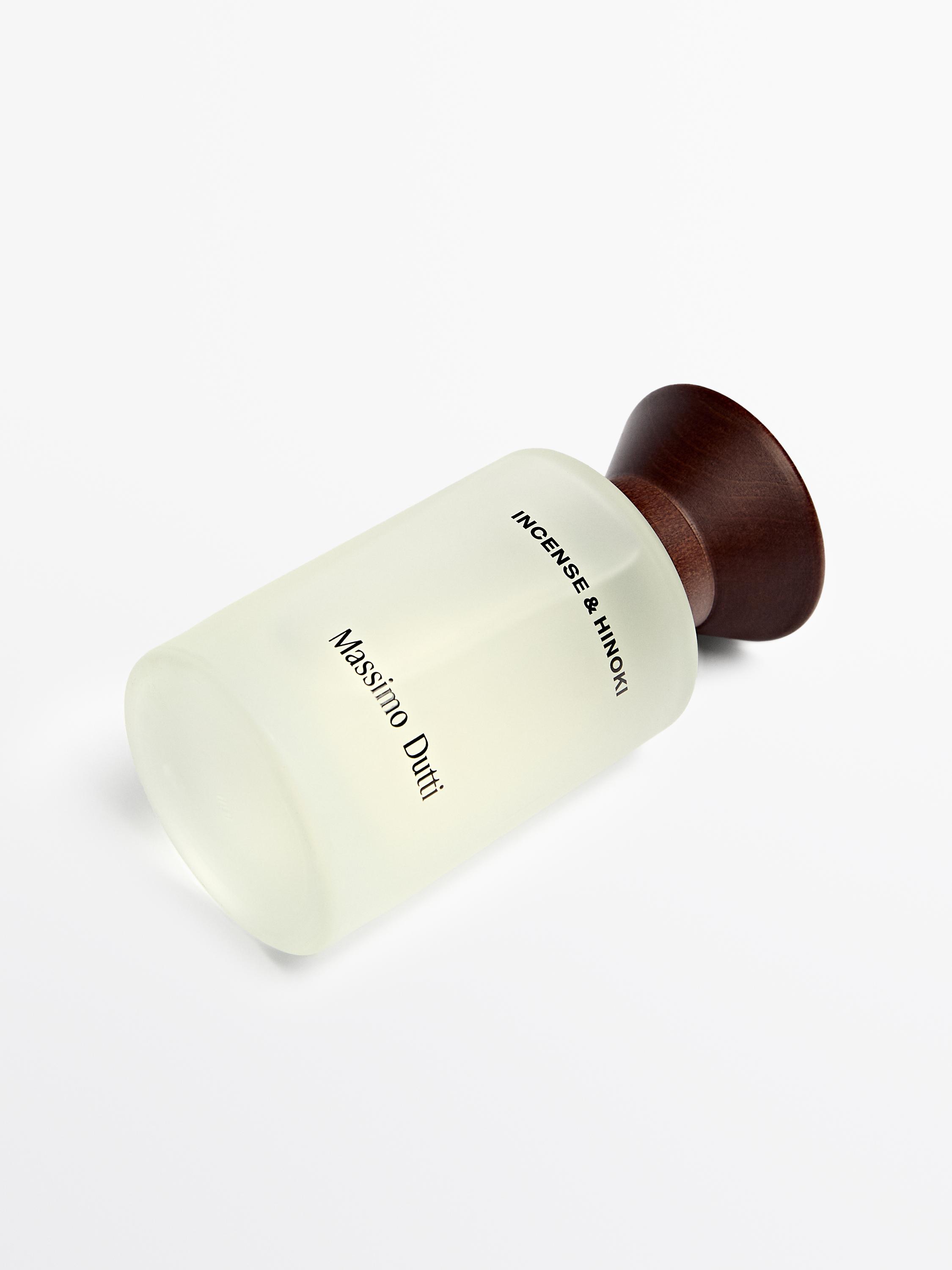 (100 ML) MASSIMO DUTTI INCENSE & HINOKI EAU DE PARFUM — DARK GREEN