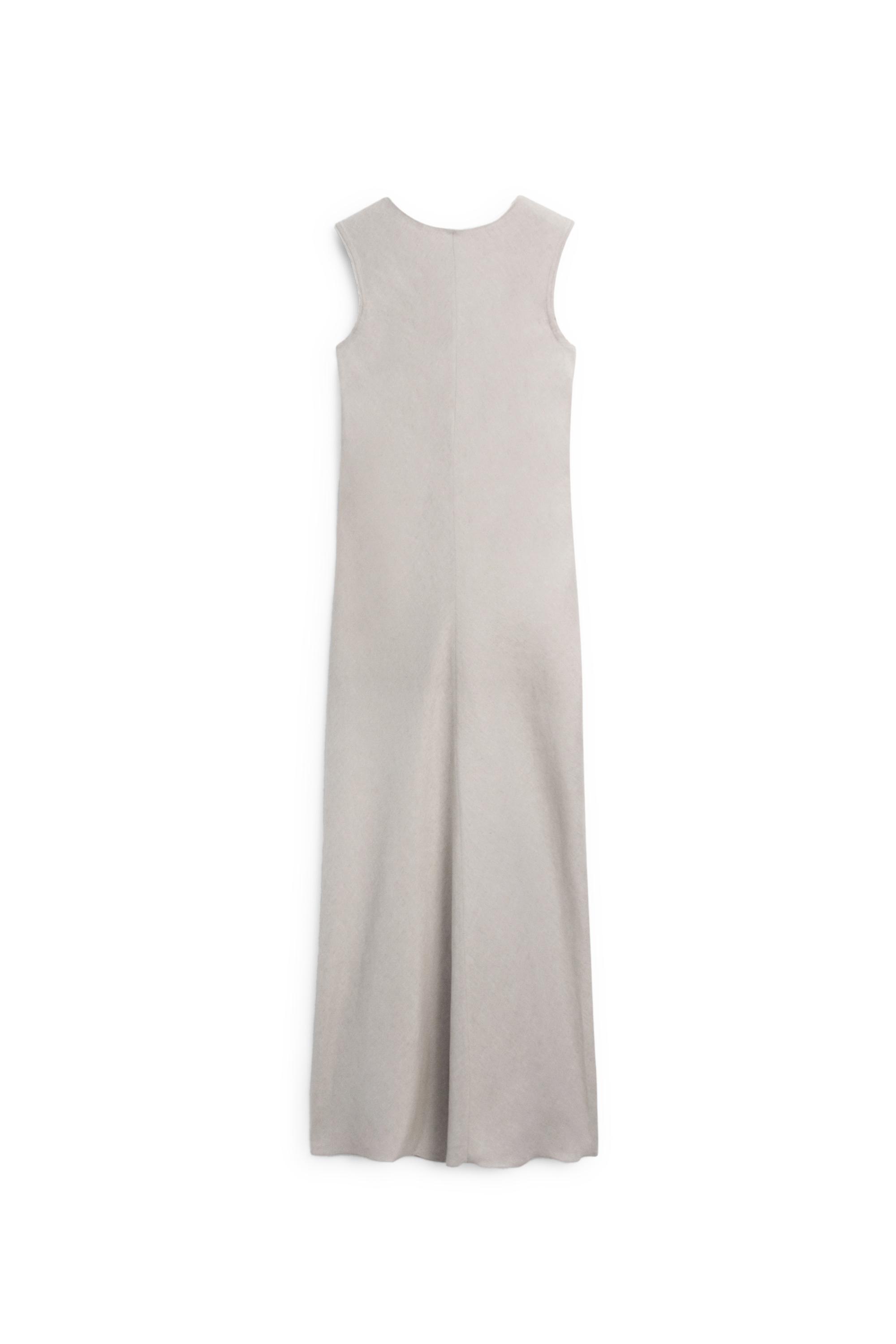Flowing dress with ruffle detail - STUDIO — STONE