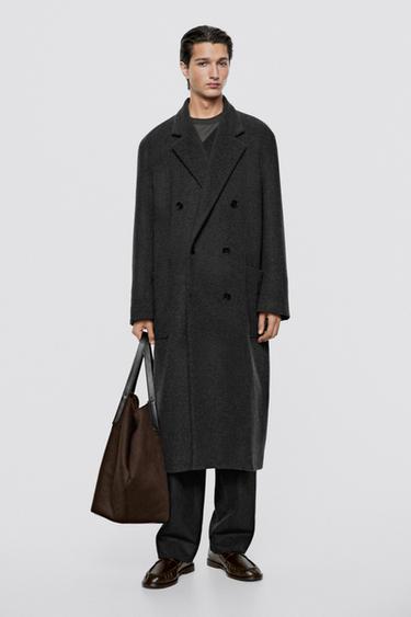 100% wool long coat - LIMITED EDITION — GREY 1