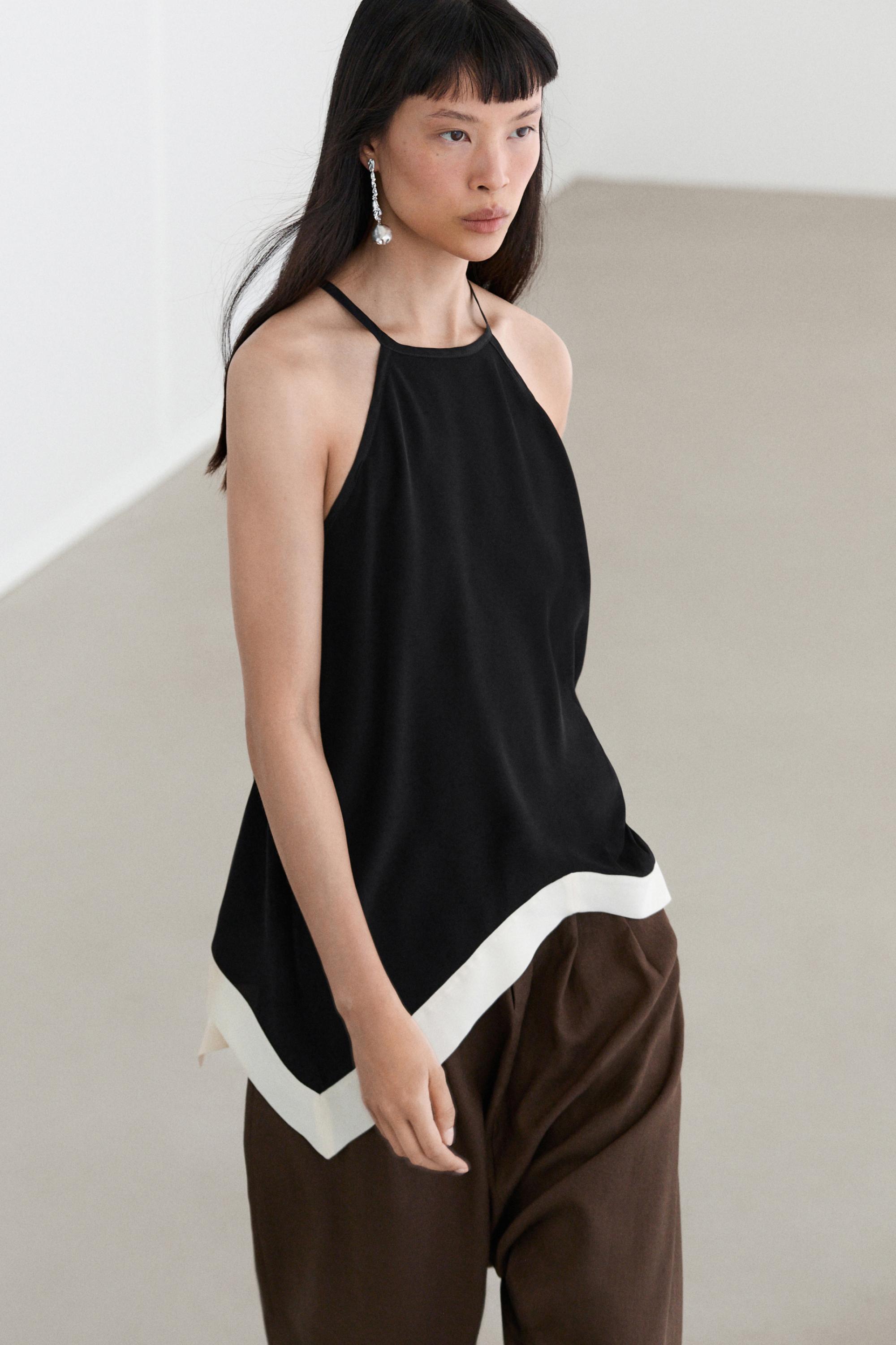 Darted sarouel trousers — BROWN