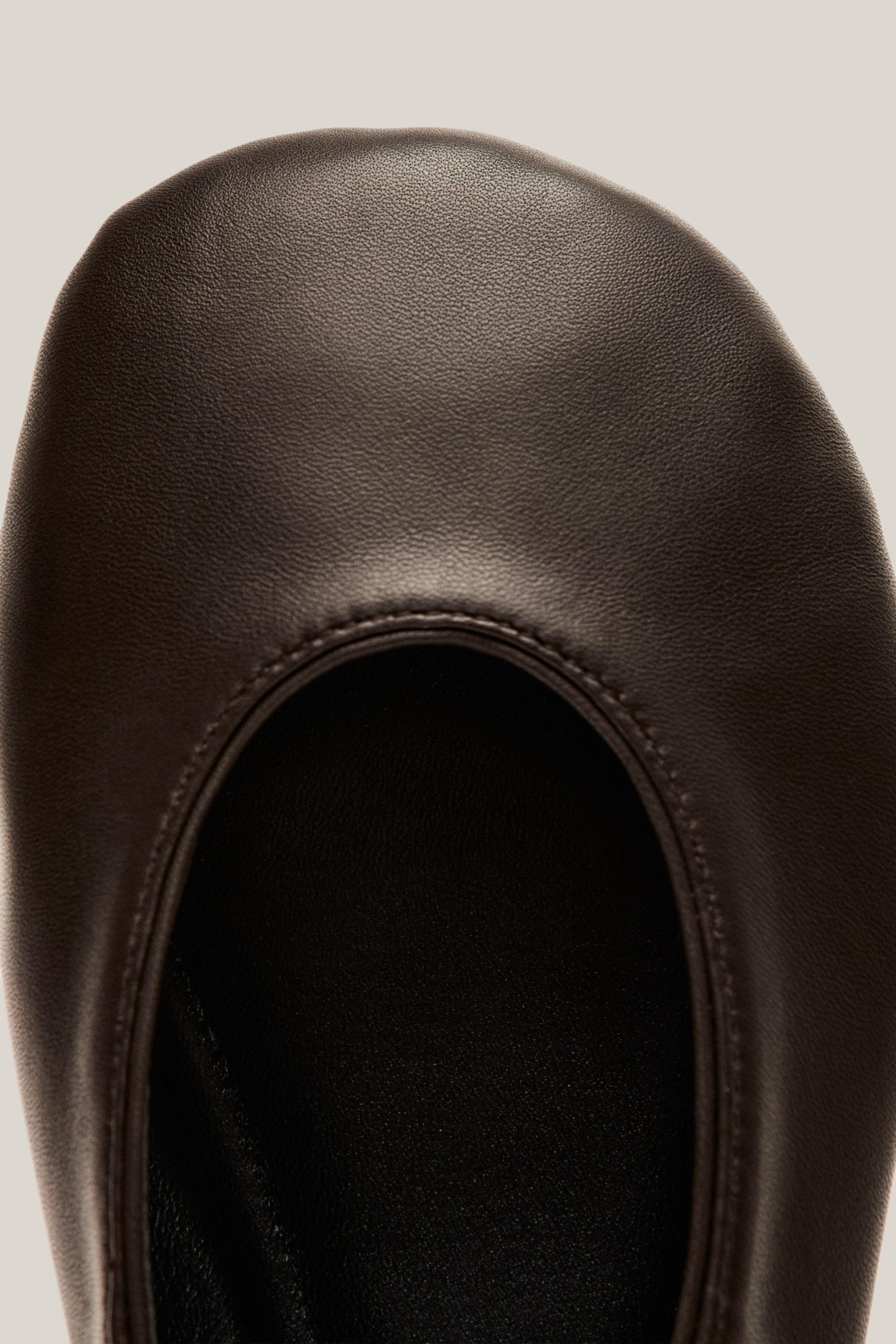 Soft leather ballet flats - Limited Edition · Brown · Balletâ
