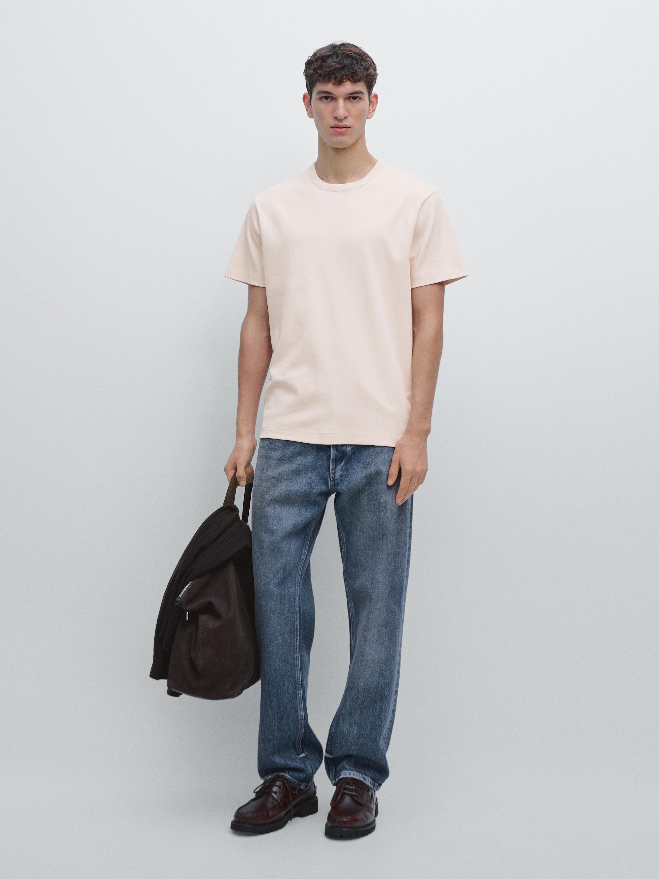 100% cotton short-sleeve T-shirt — 0-980