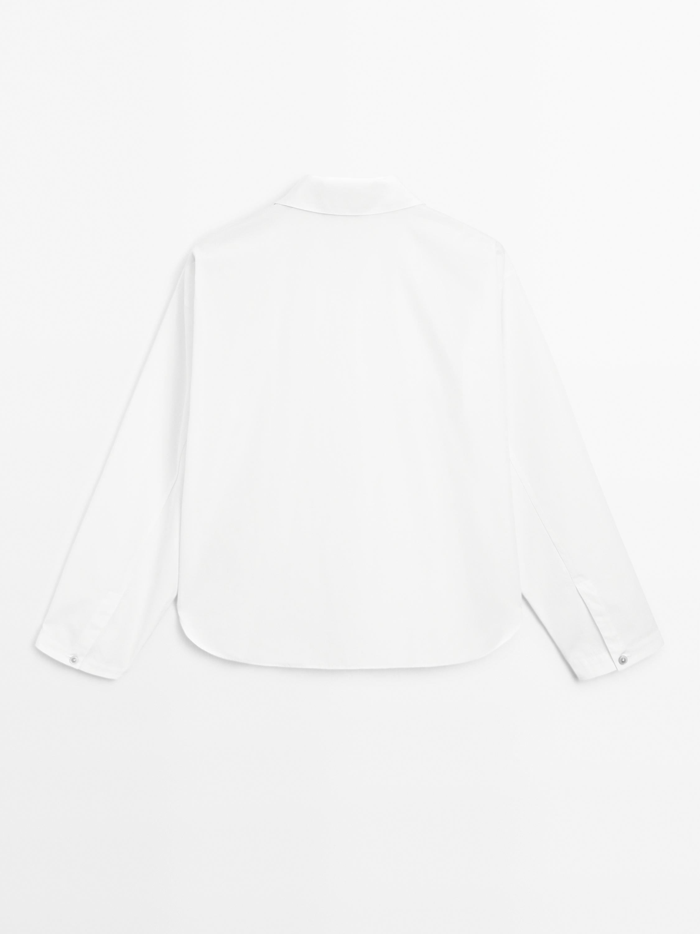 100% cotton poplin shirt