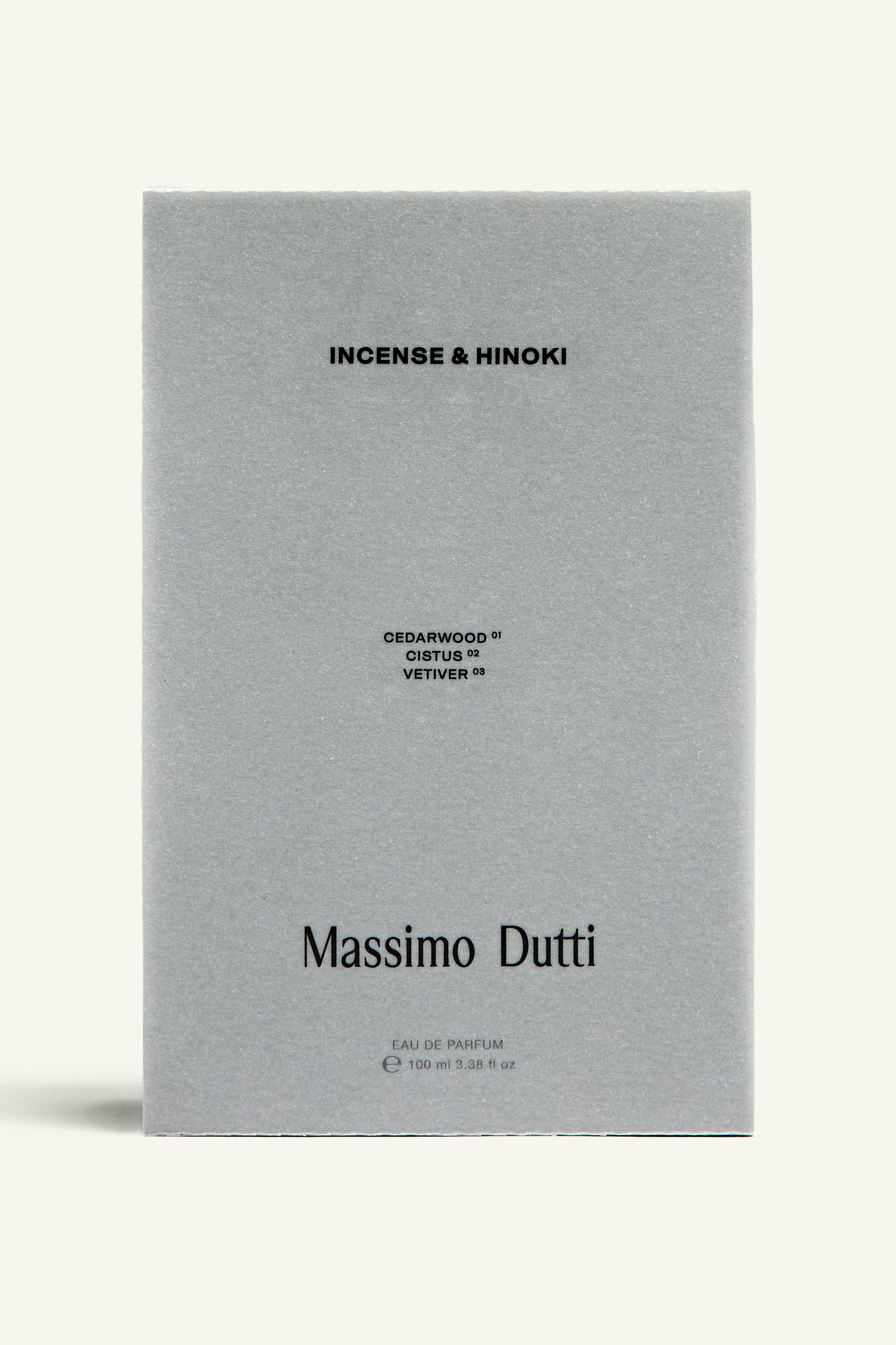 (100 ML) MASSIMO DUTTI EAU DE PARFUM INCENSE & HINOKI