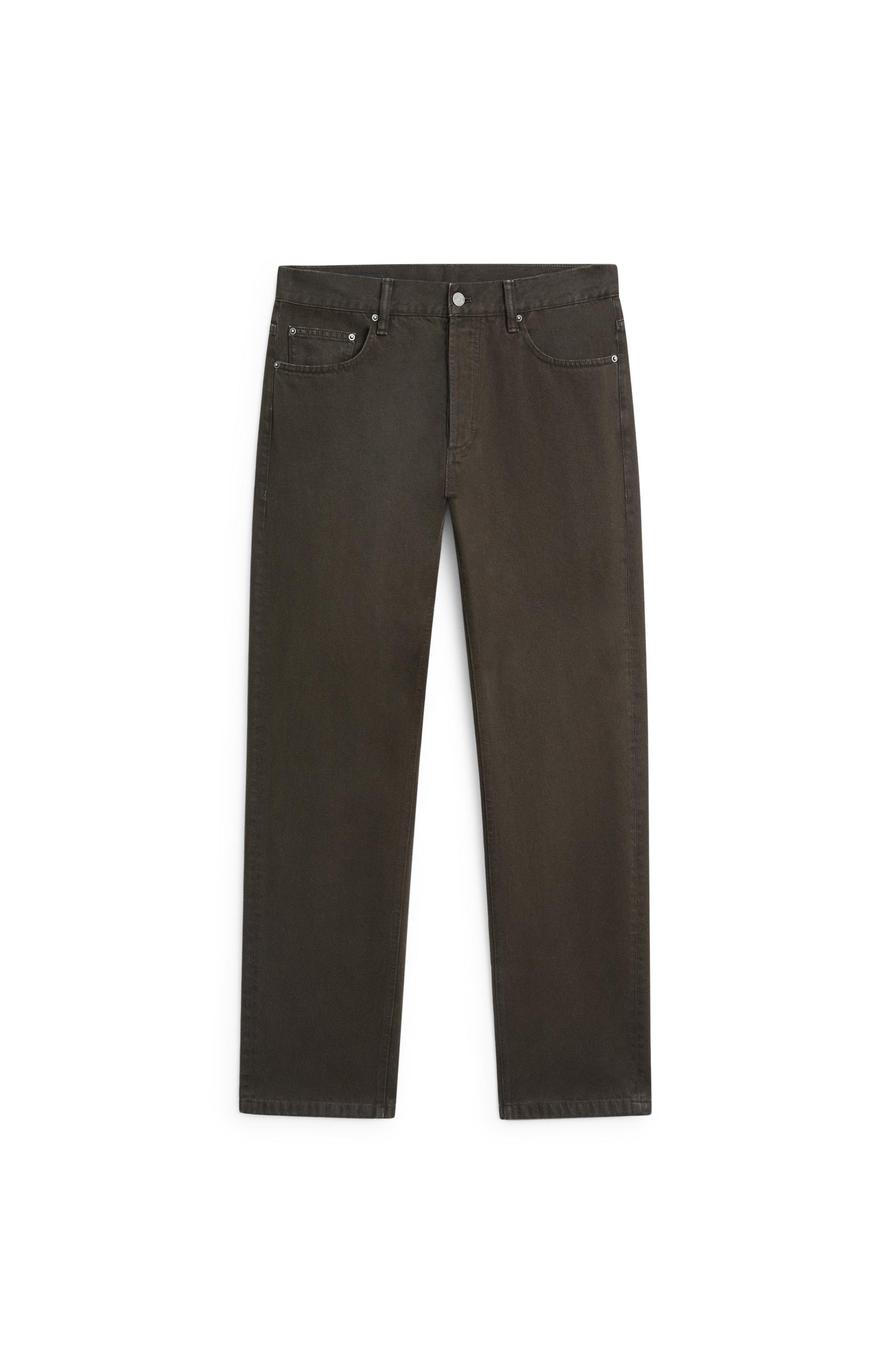 Tapered fit jeans — Chocolate