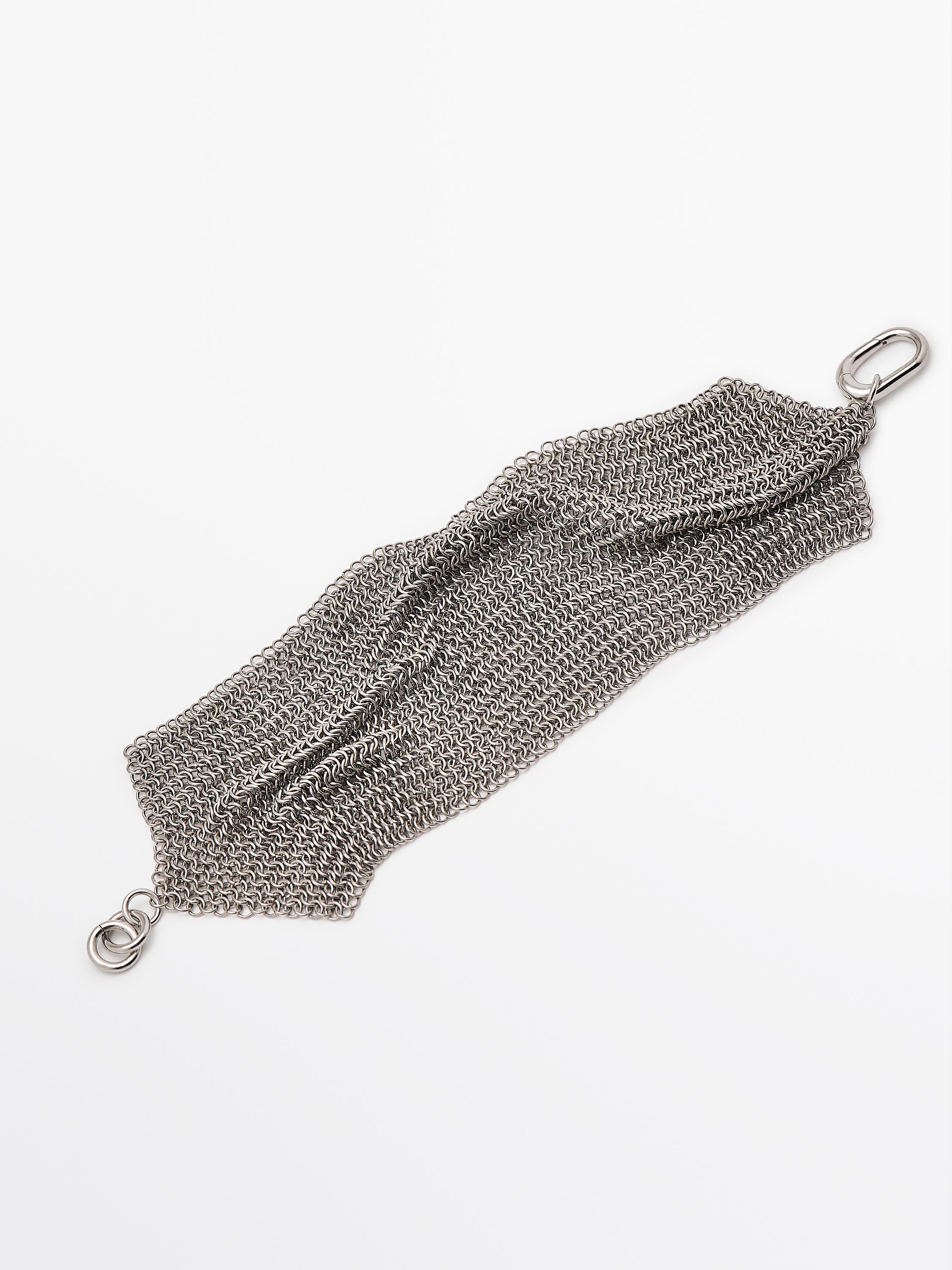 Szeroka bransoletka z siateczki − Limited Edition