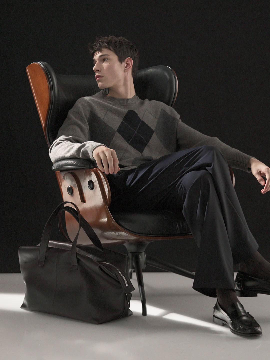 Bolso duffle piel napa