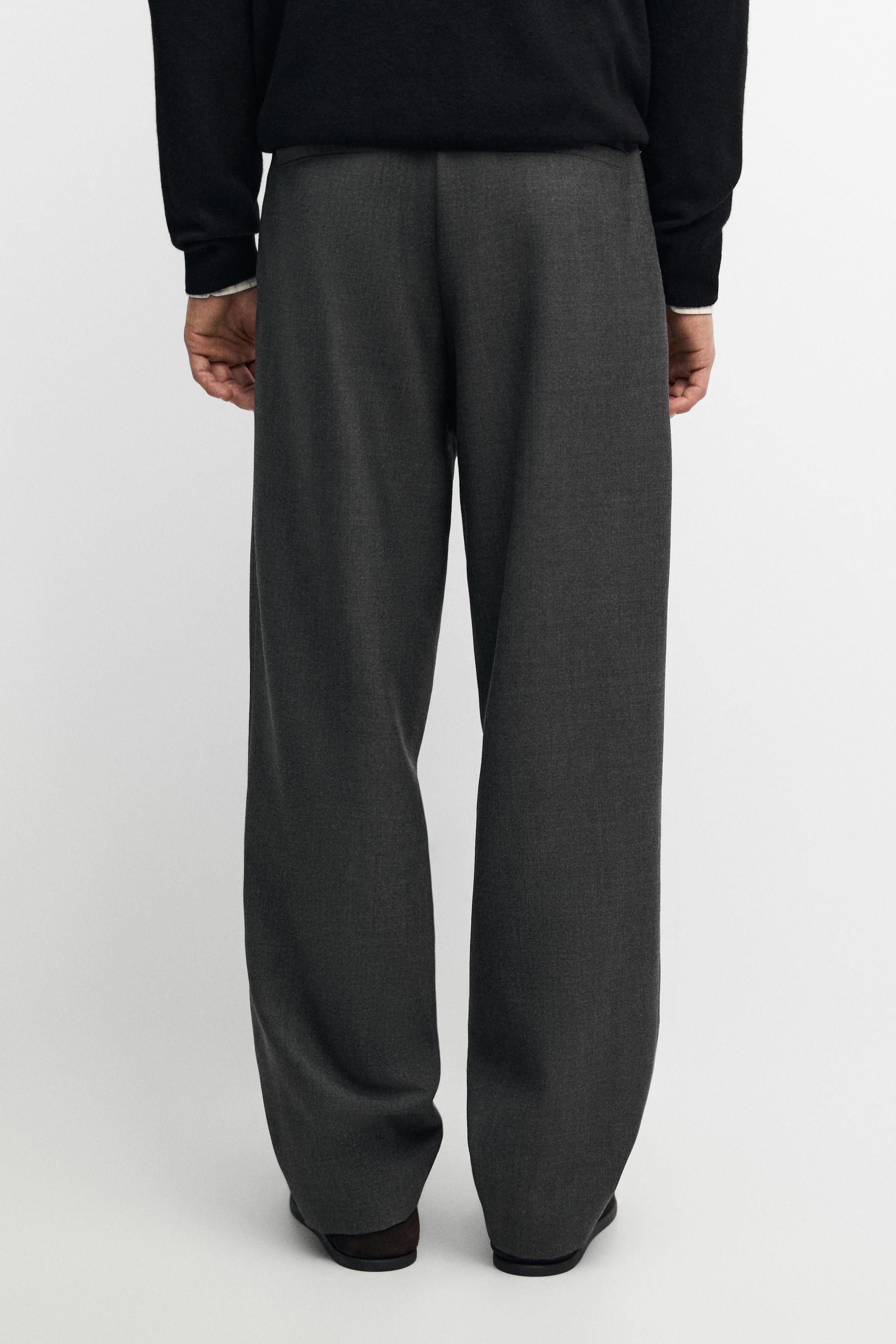 100% Cool Wool Pants — GREY