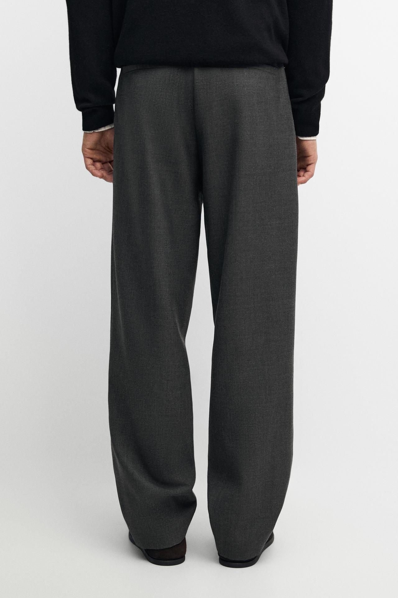 100% Cool Wool Pants — GREY