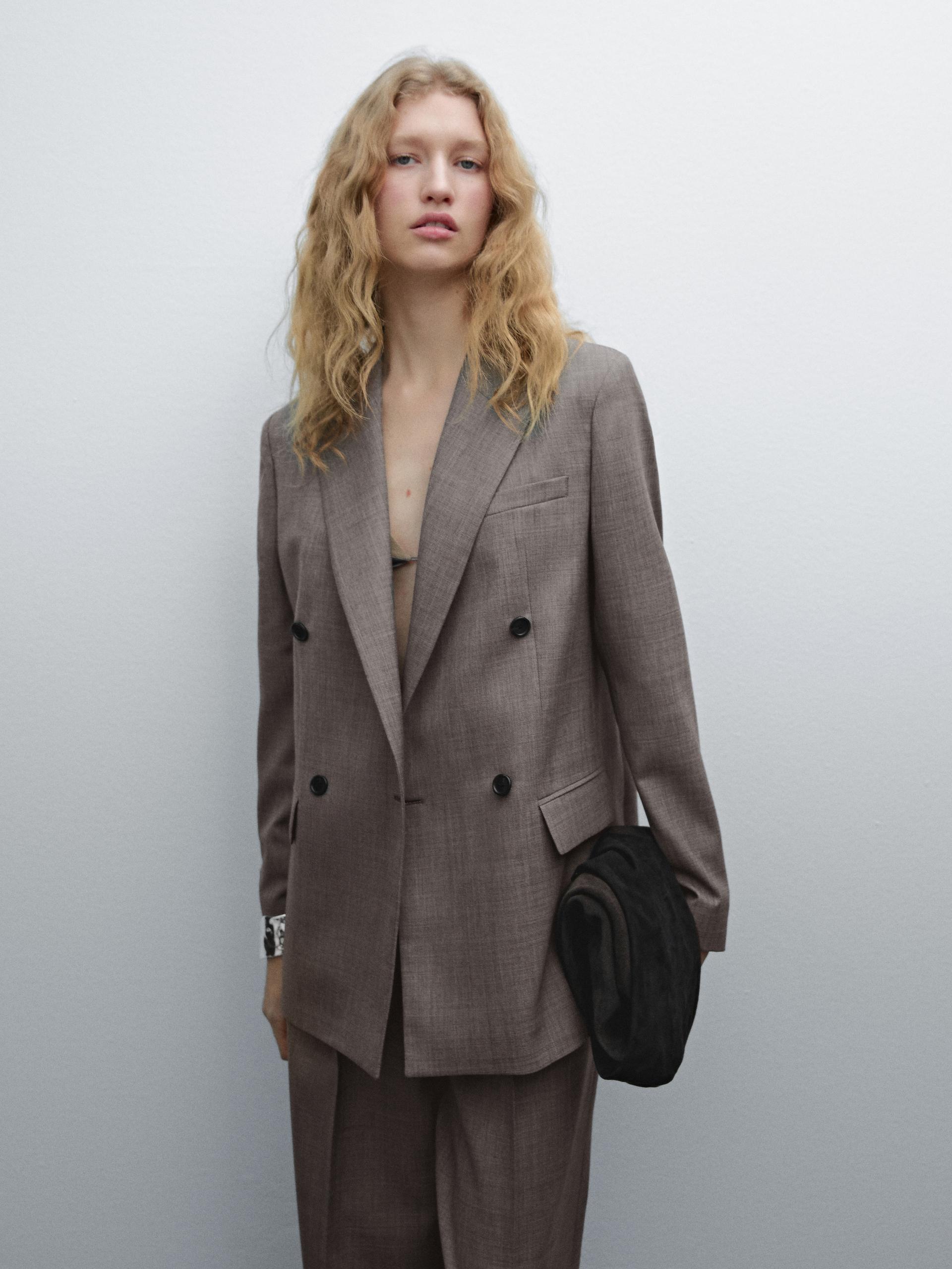 Gilet Sans Manches Massimo Dutti Femme 42/XL - Marron Et Kaki (très Bon état)