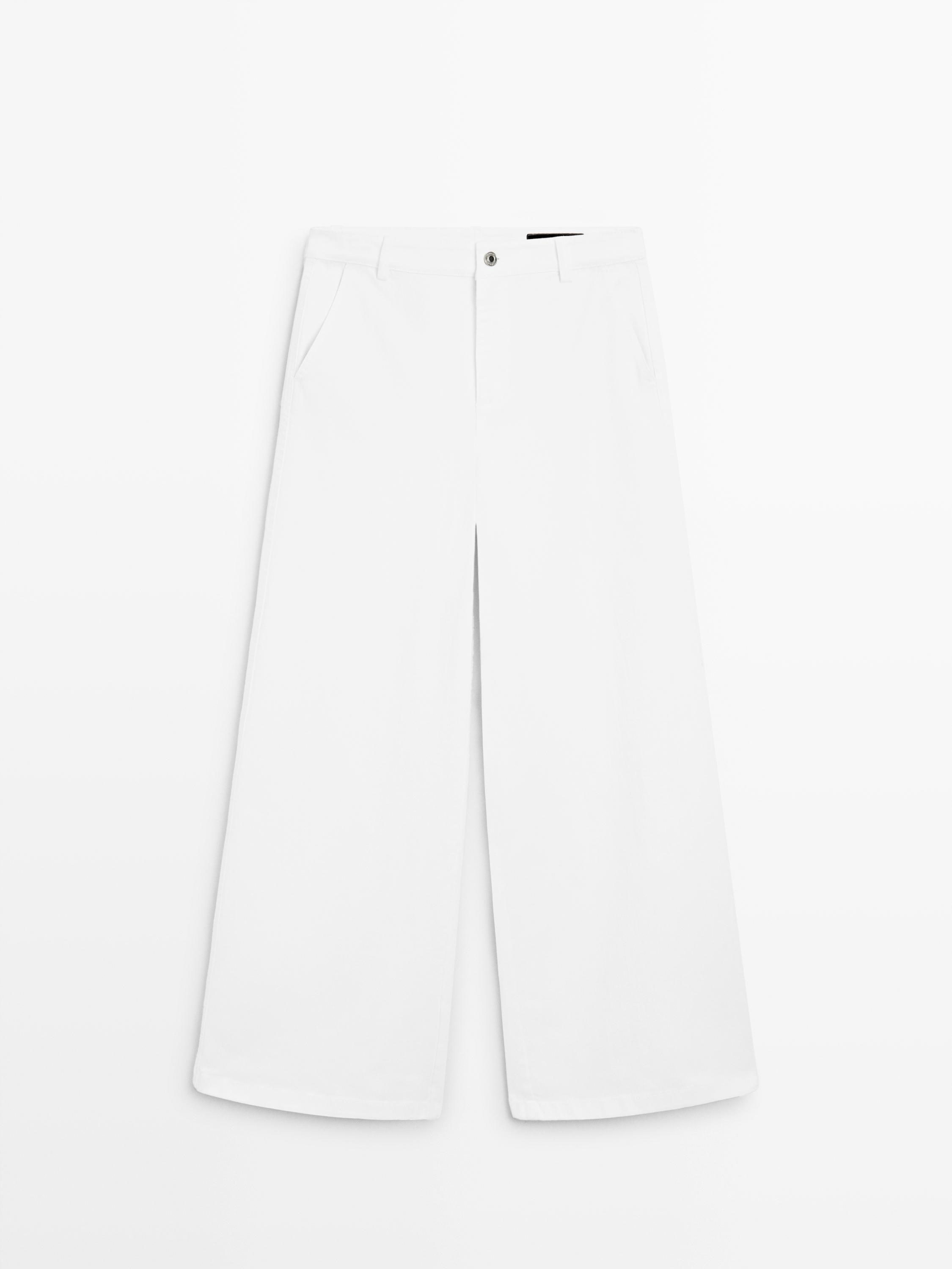Jeans palazzo tiro alto