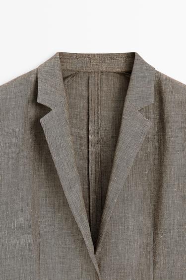 Mottled blazer - STUDIO — GREENISH 7